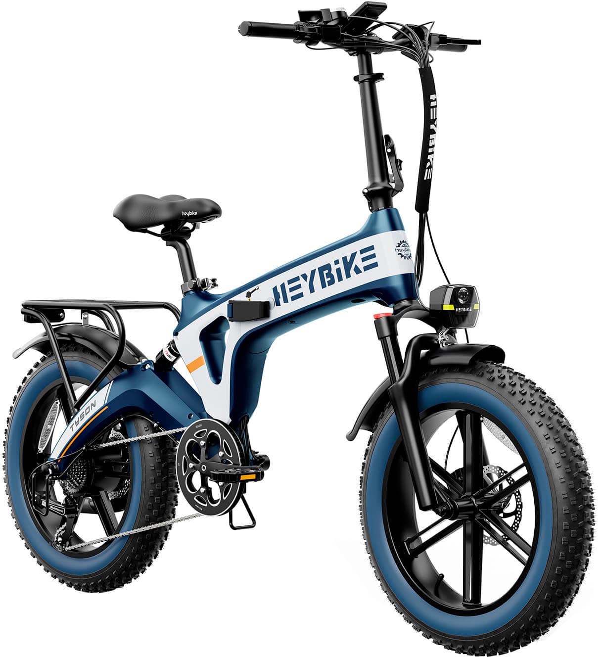 Heybike - Tyson Foldable E-bike w/ 55mi Max Operating Range & 28 mph Max Speed- UL Certified - Blue product image