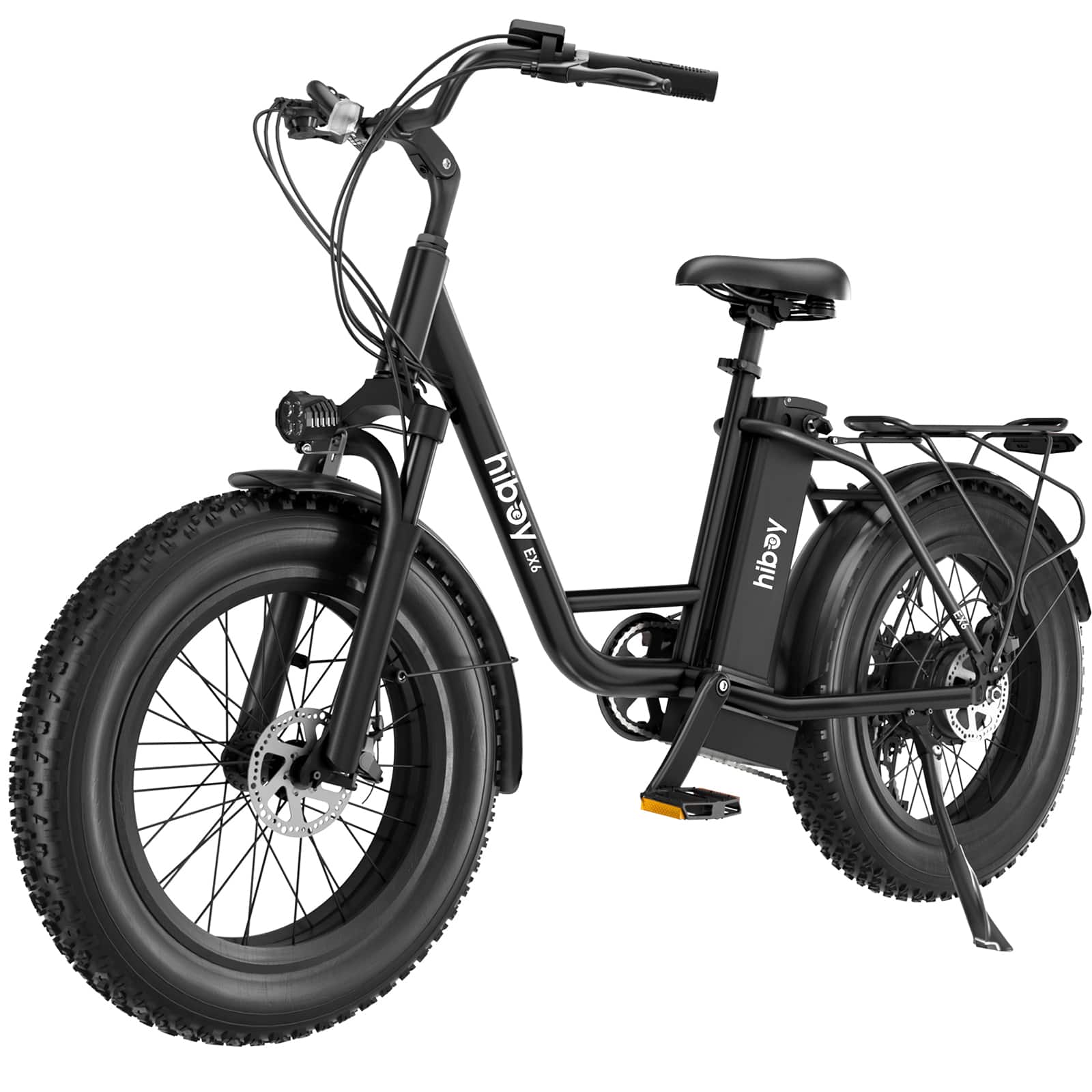 HiBoy - EX6 Electric Bike w/ 75 mi Max Operating Range & 25 mph Max Speed - Black product image