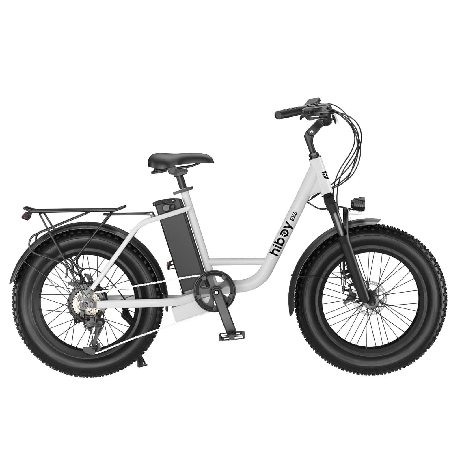 HiBoy - EX6 Electric Bike w/ 75 mi Max Operating Range & 25 mph Max Speed - White product image