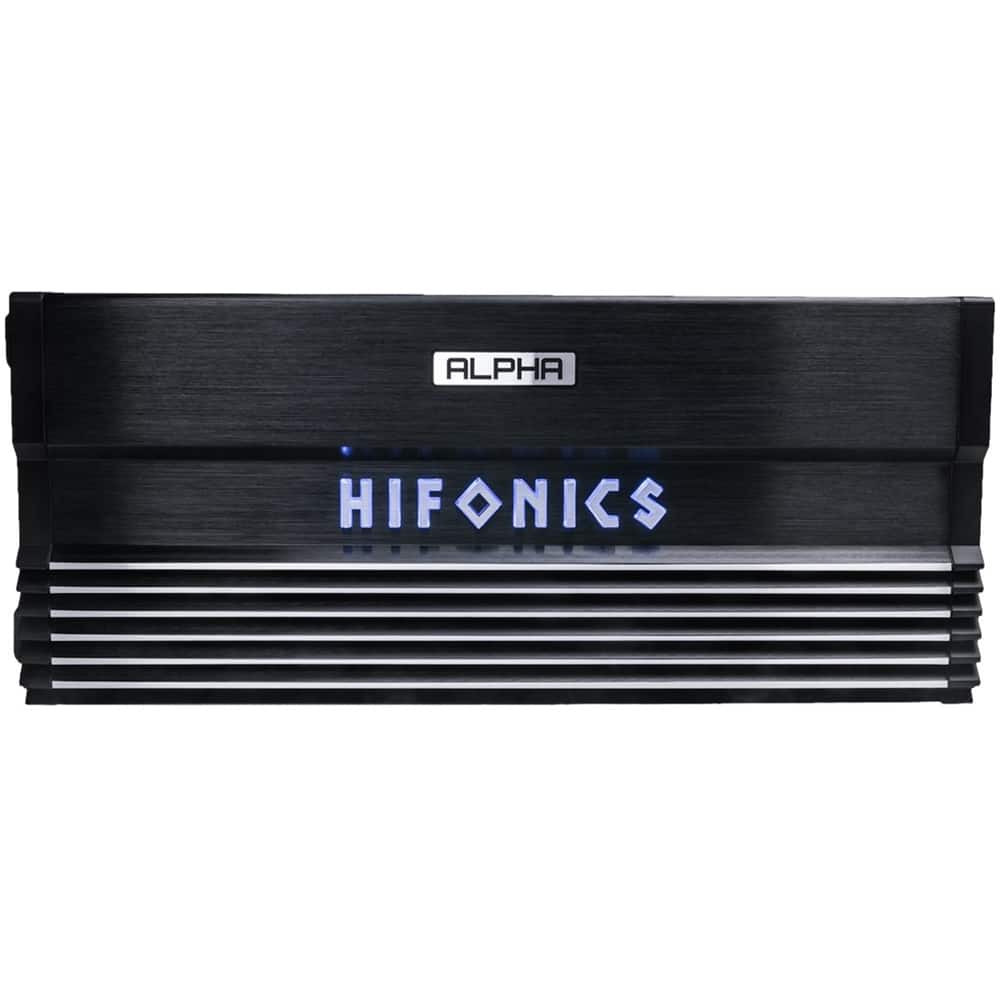 Hifonics - ALPHA 2000W Class D Digital Mono Amplifier with Variable Low-Pass Crossover - Black product image