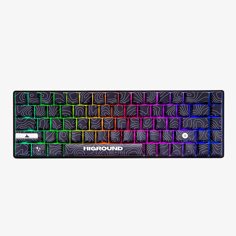 Higround - Performance 65 65% Wired Hall-Effect Linear Dynamic Actuation Switch Rapid Trigger Gaming Keyboard with RGB Light…