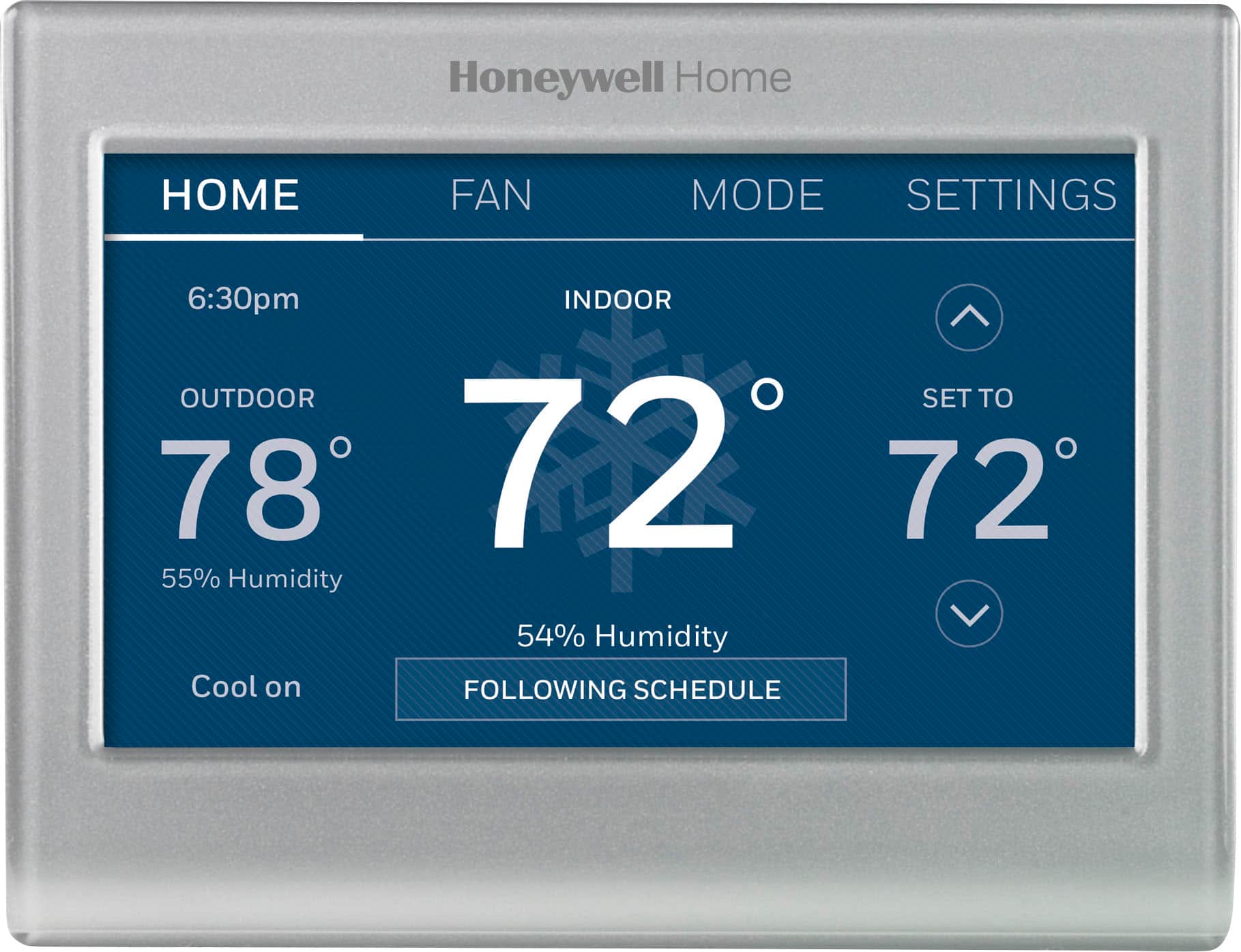 Honeywell Home - Smart Color Thermostat with Wi-Fi Connectivity - Silver product image
