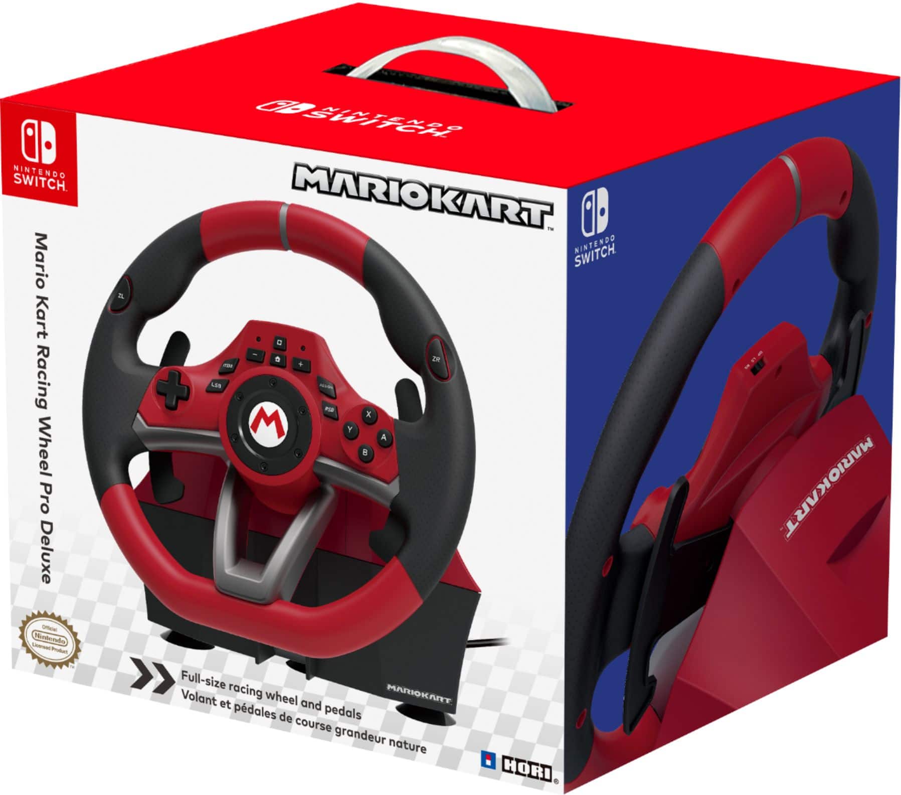 Hori - Mario Kart Racing Pro Deluxe for Nintendo Switch - Red product image