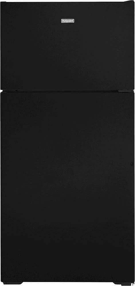Hotpoint - 15.6 Cu. Ft. Top-Freezer Refrigerator with LED Interior Lighting - Black product image