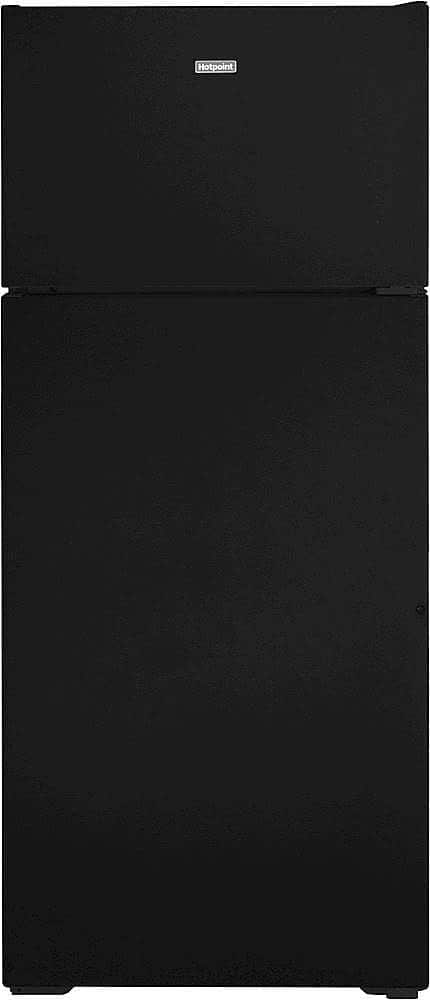 Hotpoint - 17.5 Cu. Ft. Top-Freezer Refrigerator with LED Interior Lighting - Black product image