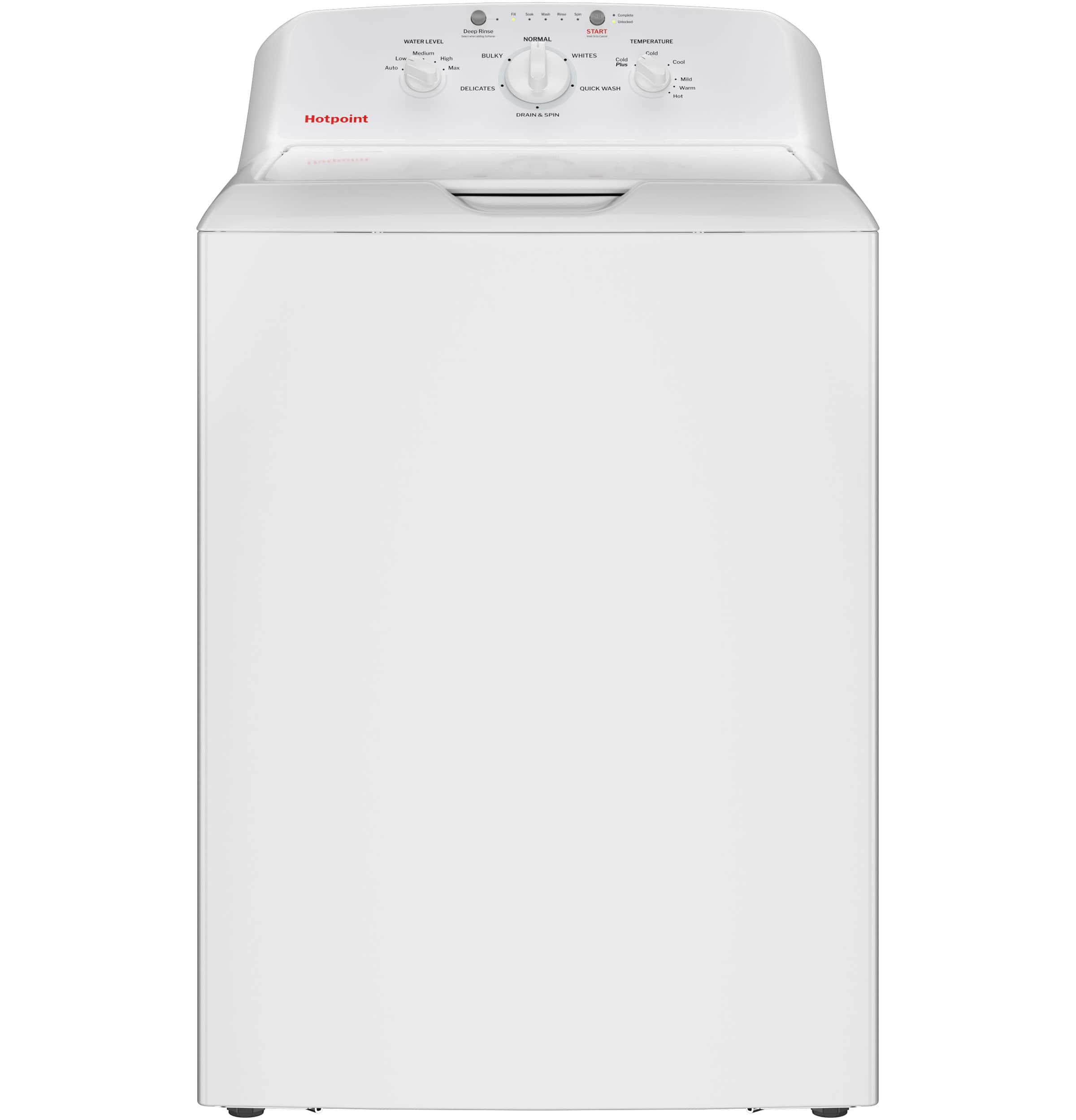 Hotpoint - 4.0 Cu. Ft. High-Efficiency Top Load Washer with Cold Plus - White product image