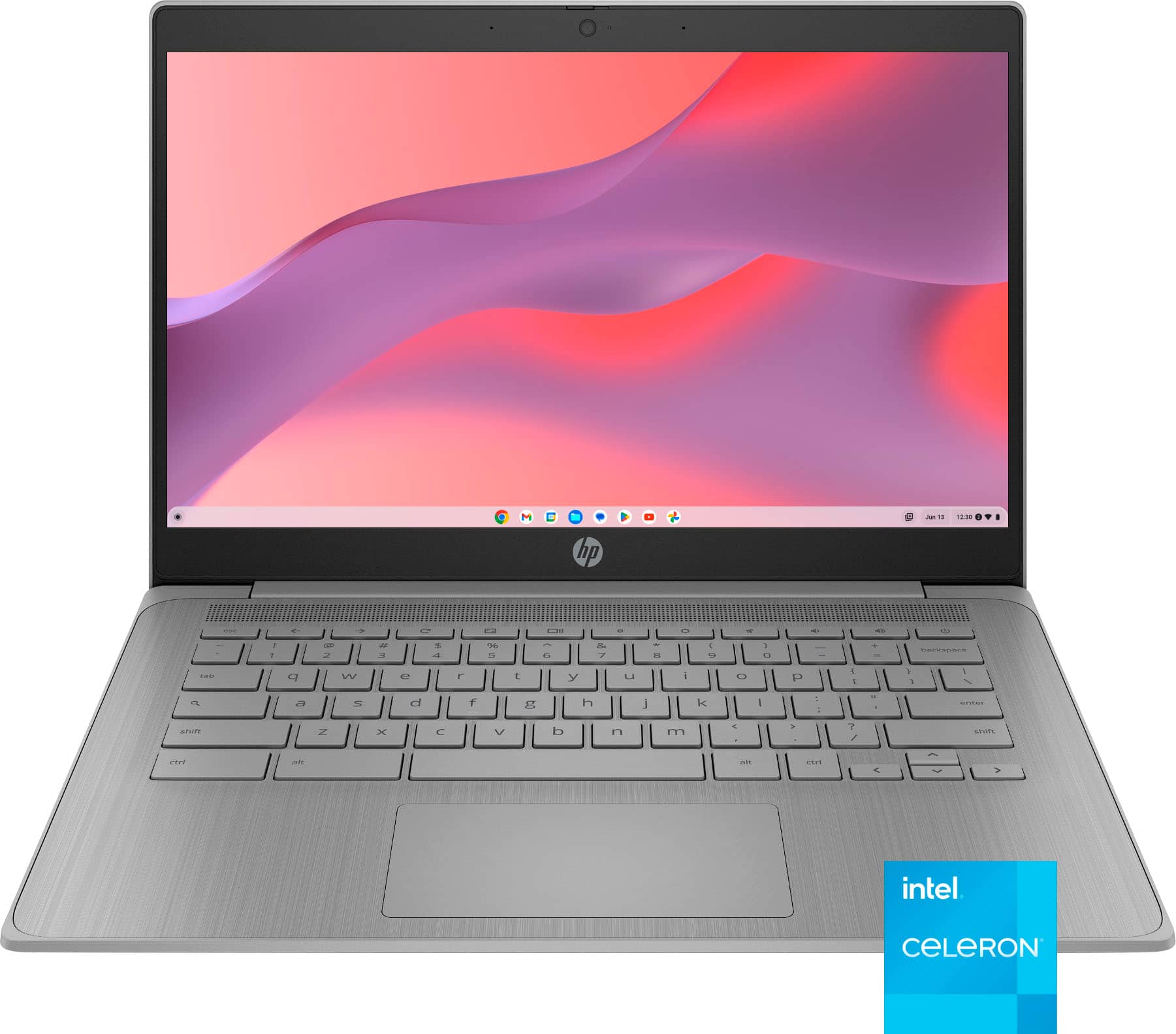 HP - 14" Chromebook - Intel Celeron N4500 2021 - 4GB Memory - 64GB eMMC - Modern Grey product image