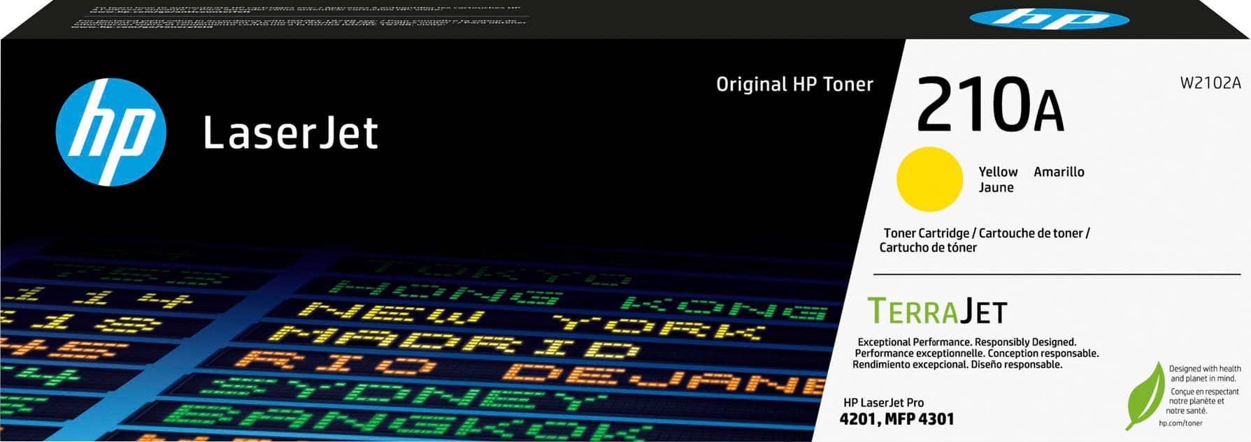 HP - 210A Standard Capacity Toner Cartridge - Yellow product image