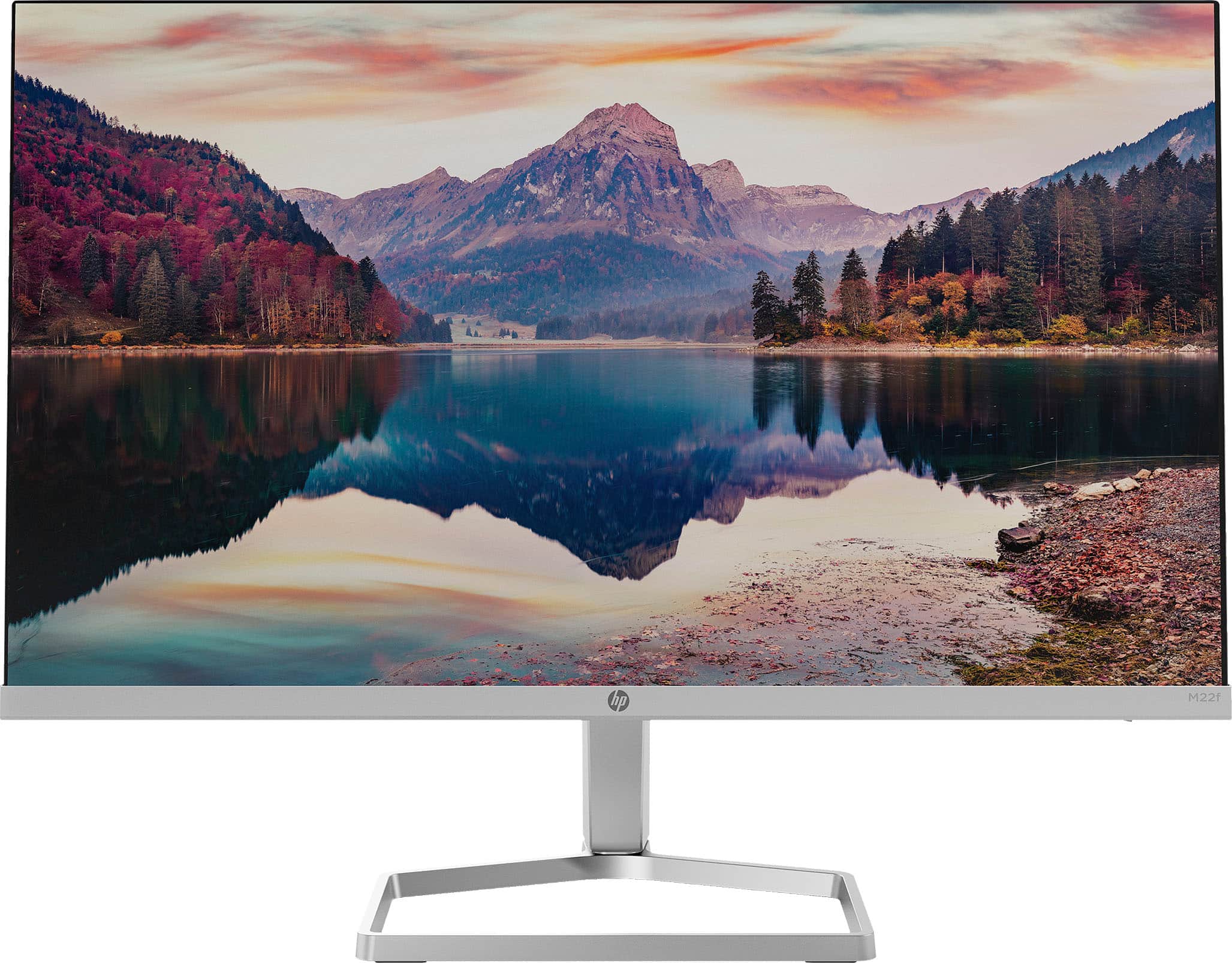 HP - 21.5" IPS LED Full HD FreeSync Monitor (HDMI, VGA) - Silver & Black product image