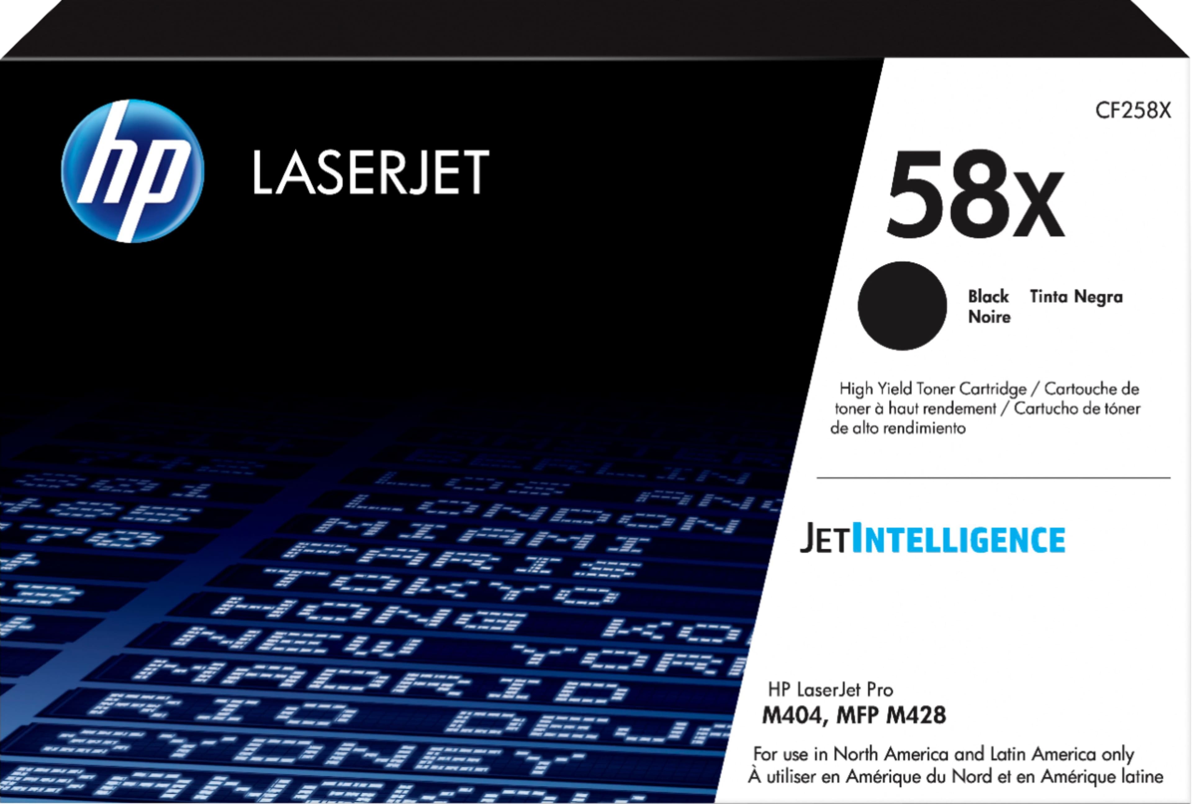 HP - 58X High-Yield Toner Cartridge - Black product image