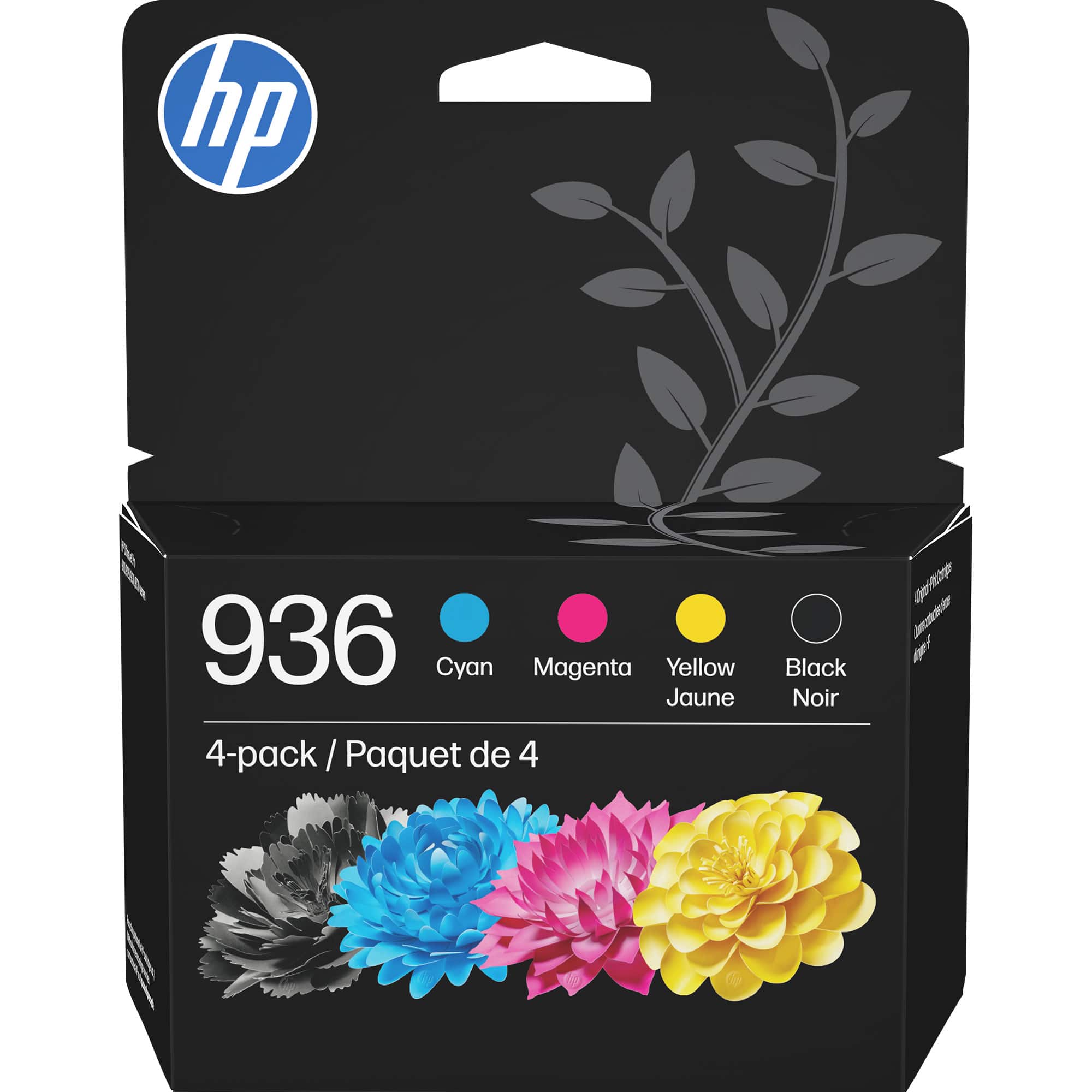 HP - 936 4-Pack Standard Capacity Ink Cartridges - Black/Cyan/Magenta/Yellow product image