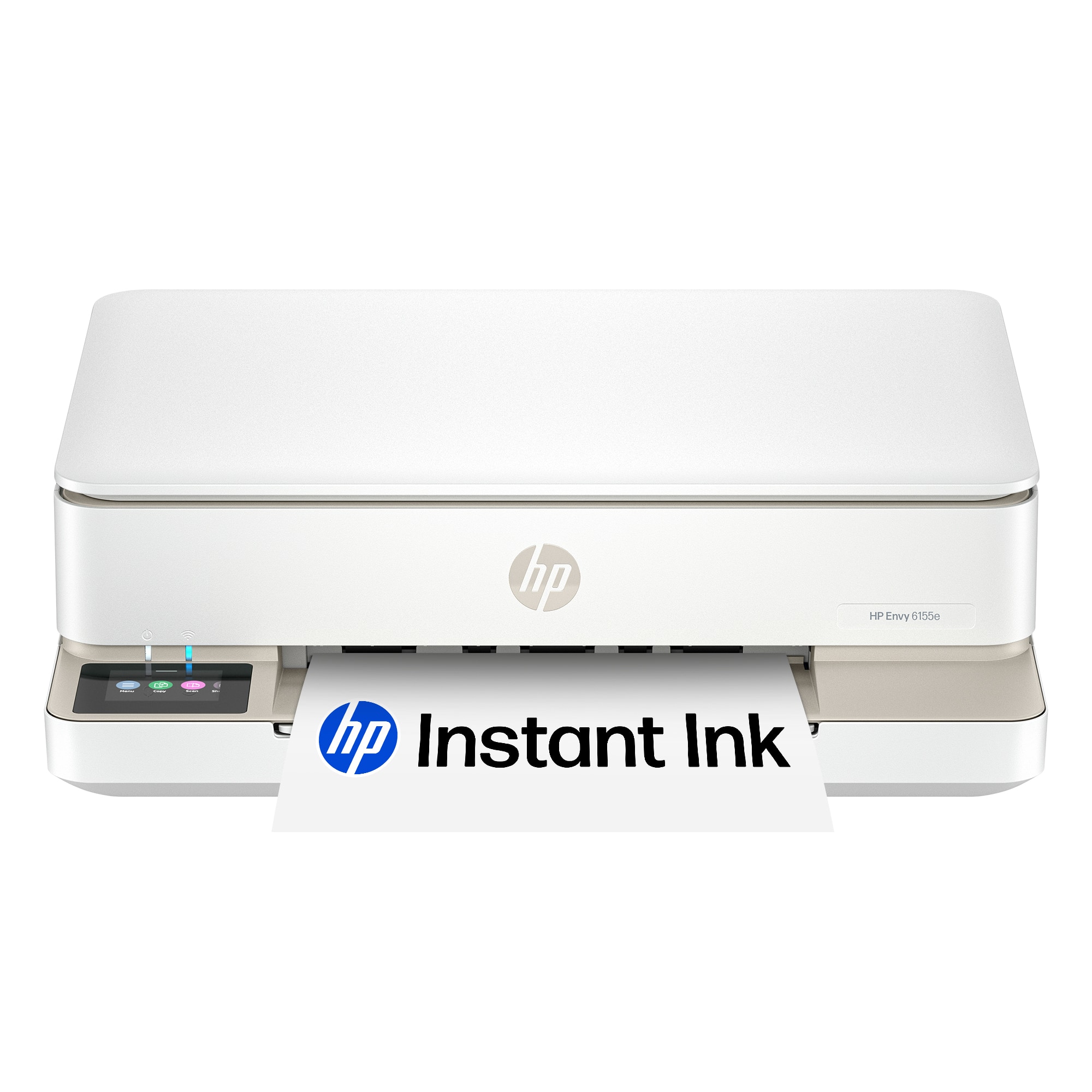HP - Envy 6155e Wireless AI-Enabled All-in-One Inkjet Printer with 3 Months of Instant Ink - White product image