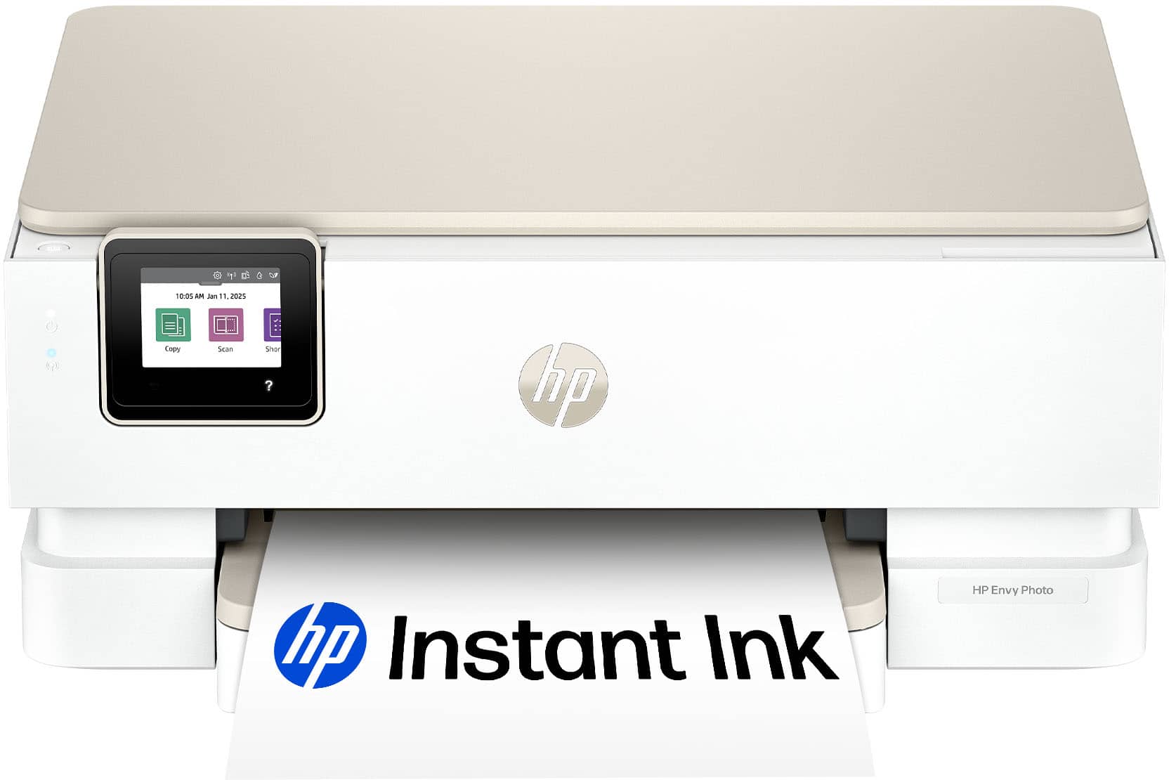HP - Envy Photo 7275 Wireless AI-Enabled All-in-One Inkjet Printer w/ 3 Months Instant Ink - White product image