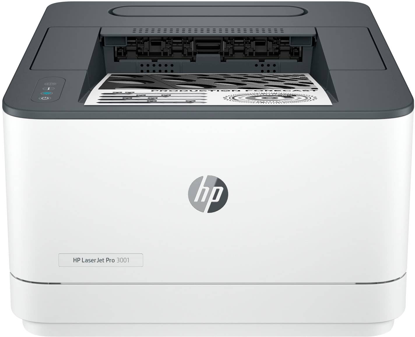 HP - LaserJet Pro 3001dw Wireless Black-and- Laser Printer - White product image