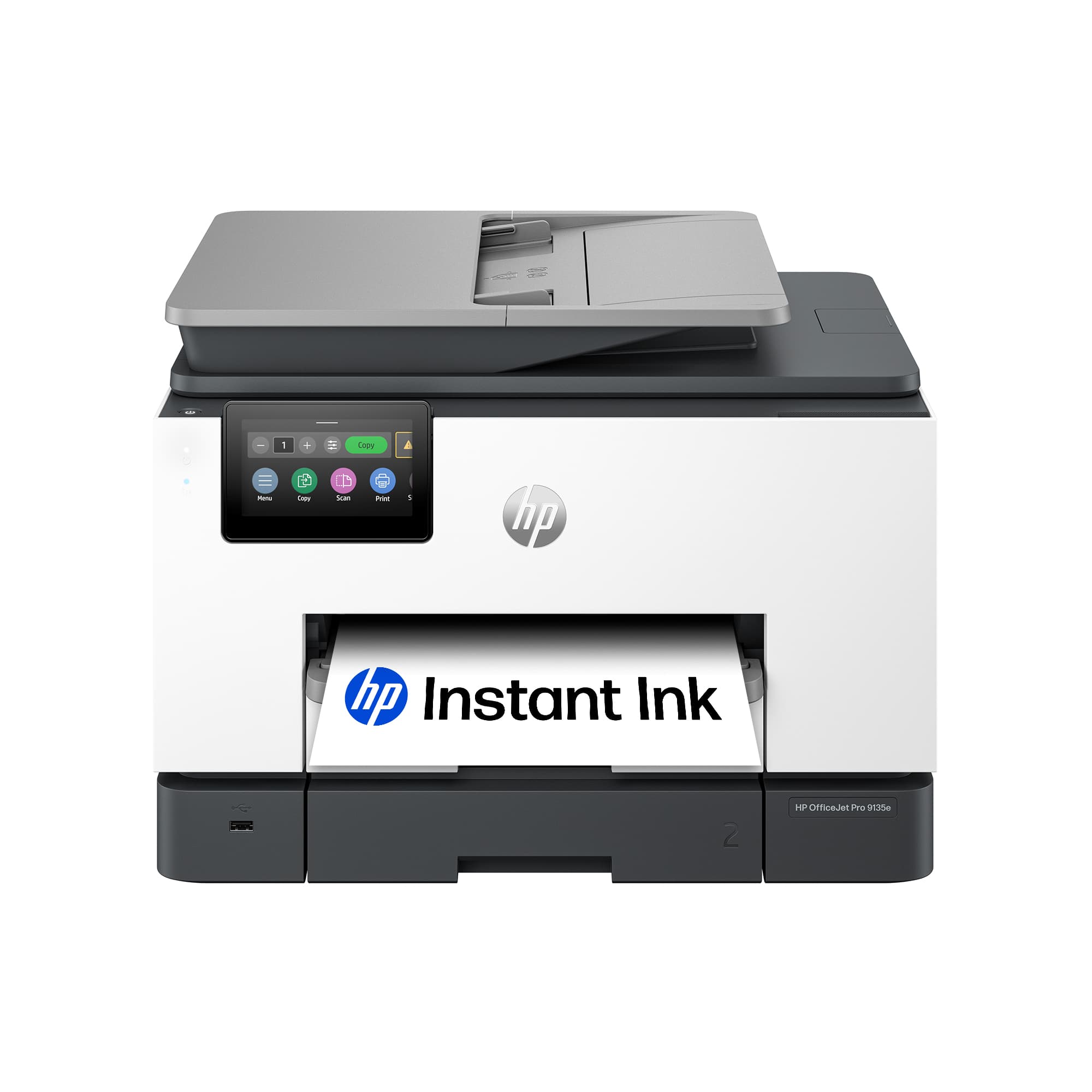HP - OfficeJet Pro 9135e Wireless AI-Enabled AiO Inkjet Printer w/ 3 Months of Instant Ink - White product image