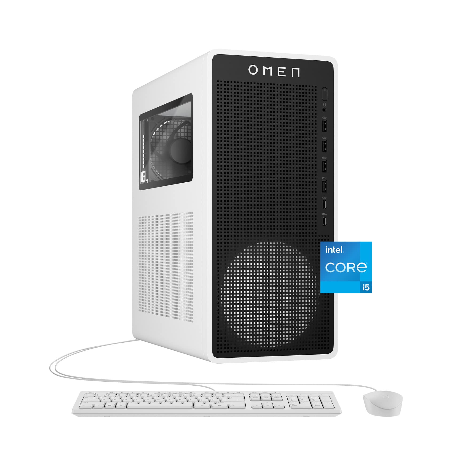 HP OMEN - 16L Gaming Desktop - Intel Core i5-14400F 2024 - 16GB DDR5 Memory - NVIDIA GeForce RTX 5060 Ti 8GB GDDR7 - 1TB SSD…