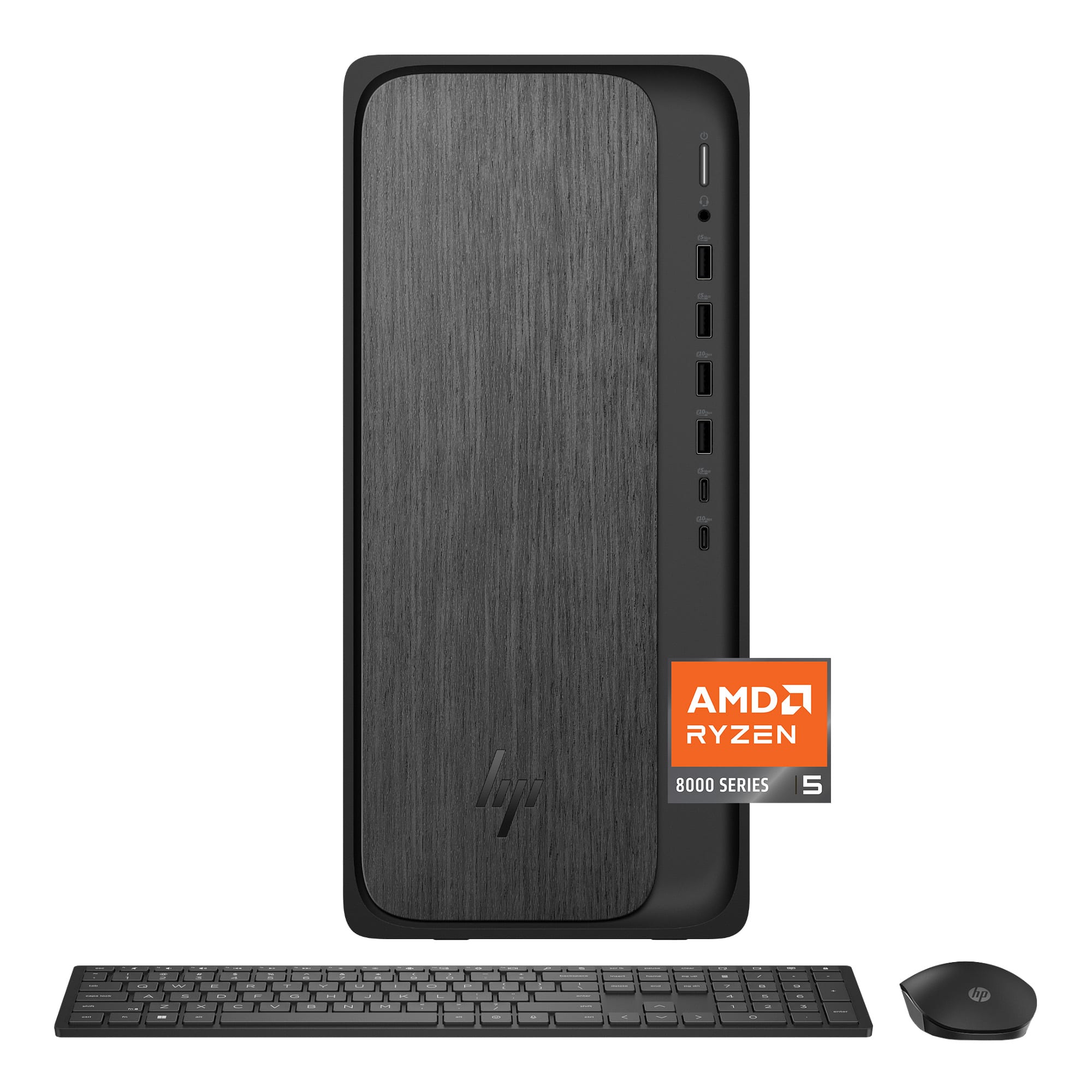 HP - OmniDesk Desktop - AMD Ryzen 5 8500G 2024 - 32GB Memory - 512GB SSD - Gray Wood product image