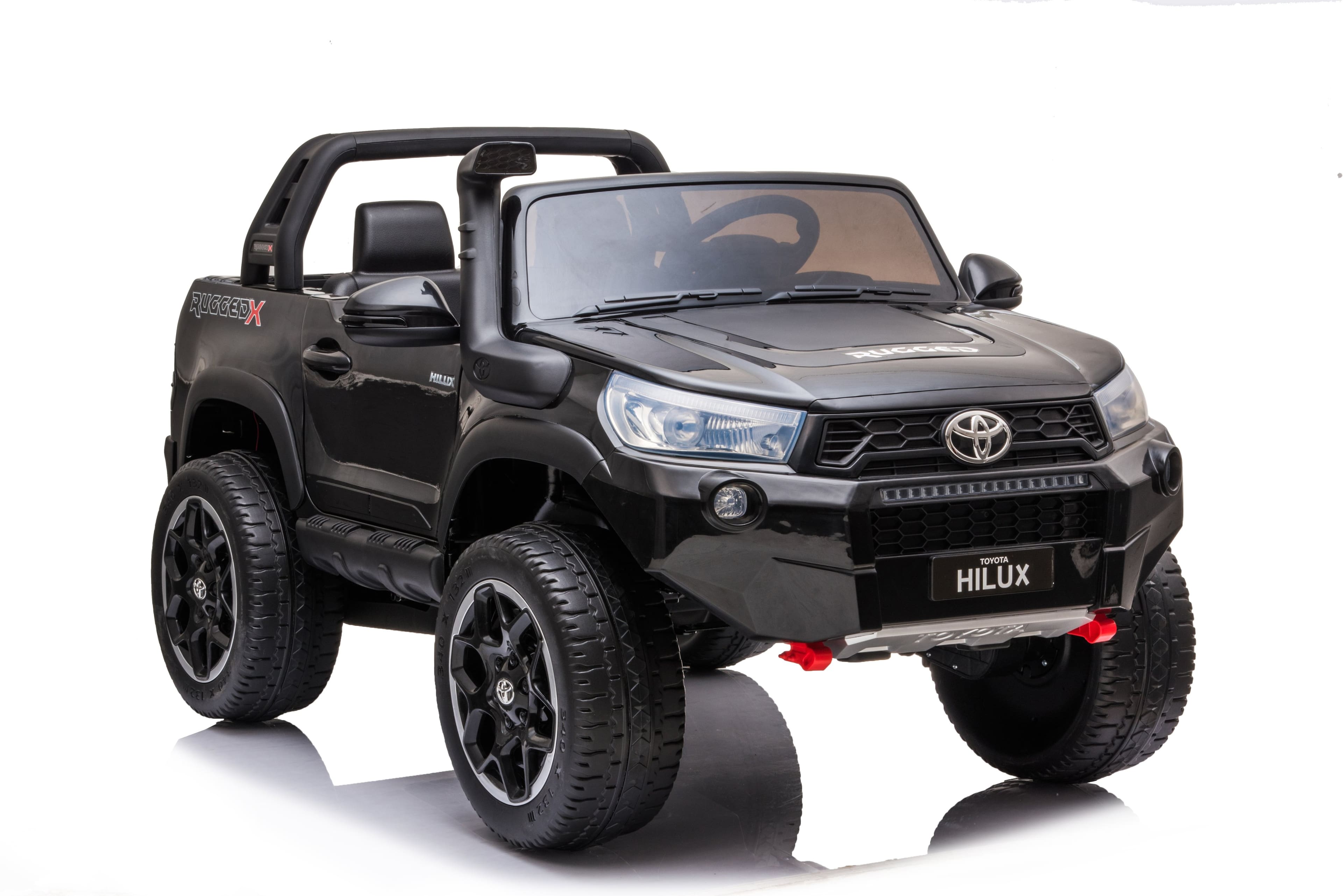 Hyper - Toyota Hilux 12V 2 Seat Off Road Ride-on, 4mph Max Speed - Front & Rear Lights - Front & Rear Trunk Space - Truck So…