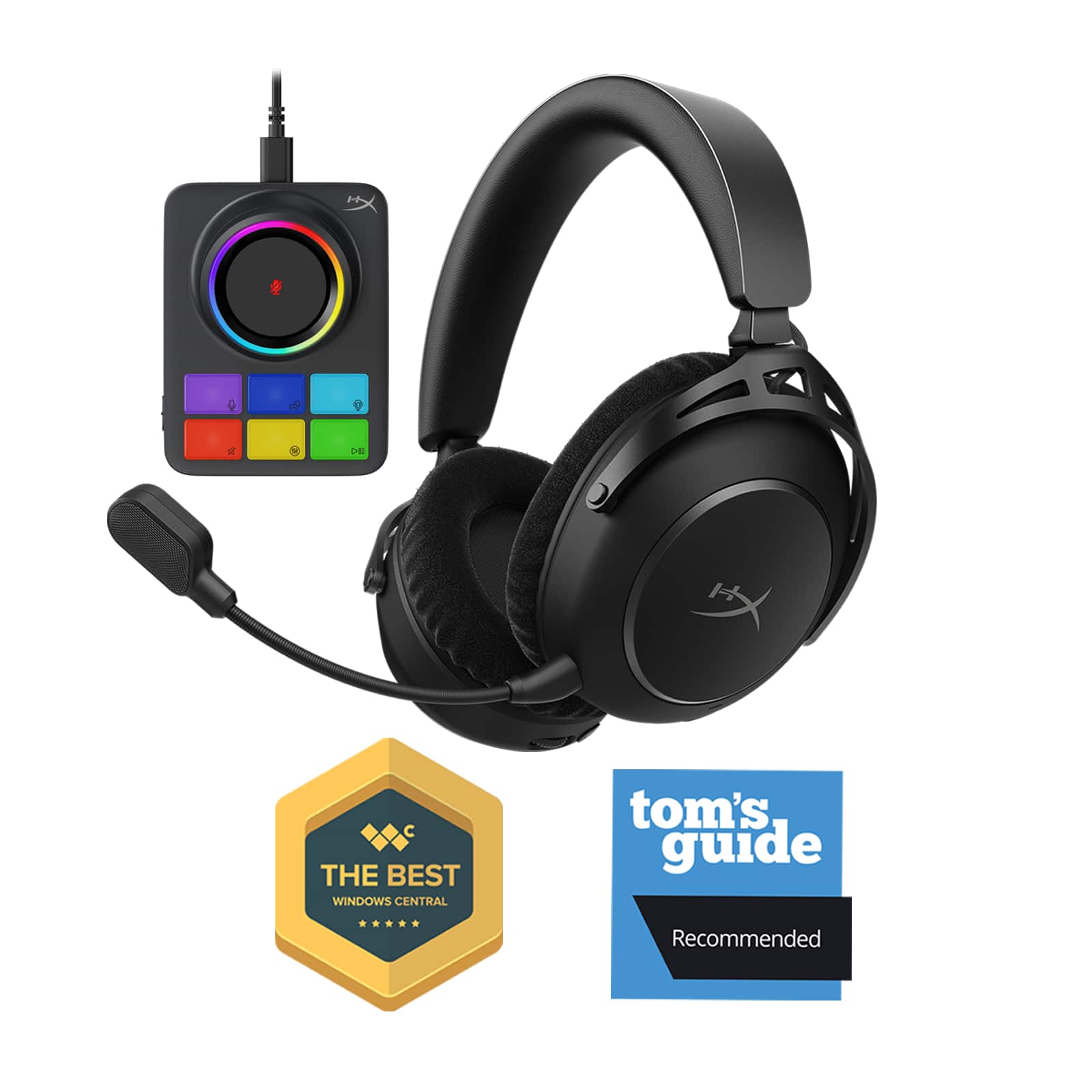 HyperX - Cloud Alpha 2 Wireless Gaming Headset for PC, PS5, PS4, Nintendo Switch, Mac, Mobile, and Bluetooth - Black product…