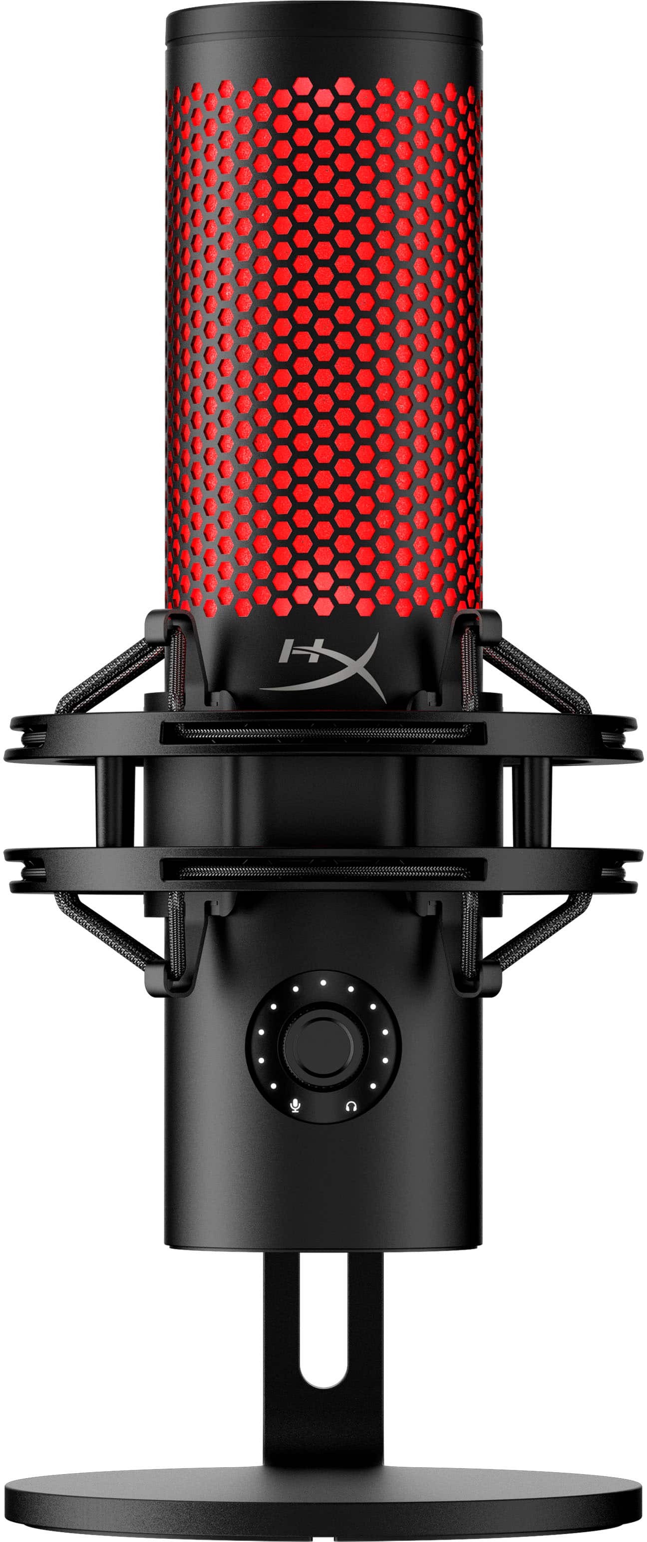 HyperX - QuadCast 2 Wired Multi-Pattern USB Electret Condenser Microphone - Black product image