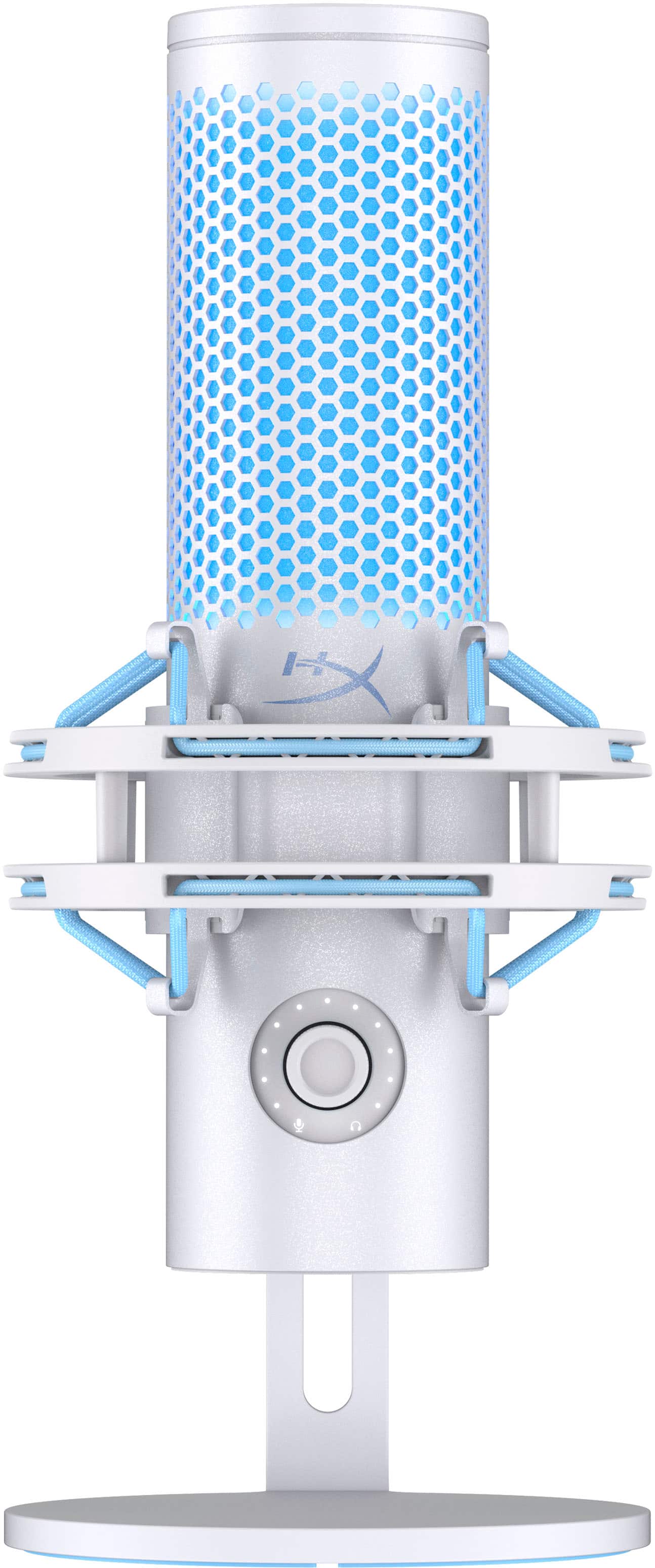 HyperX - QuadCast 2 Wired Multi-Pattern USB Electret Condenser Microphone - Frost/Blue product image