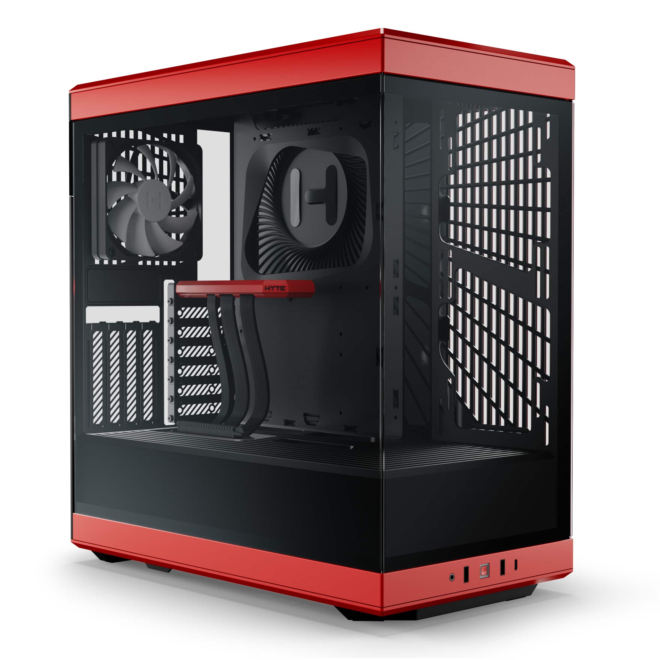 HYTE - Y40 ATX Mid-Tower PC Case - Red product image