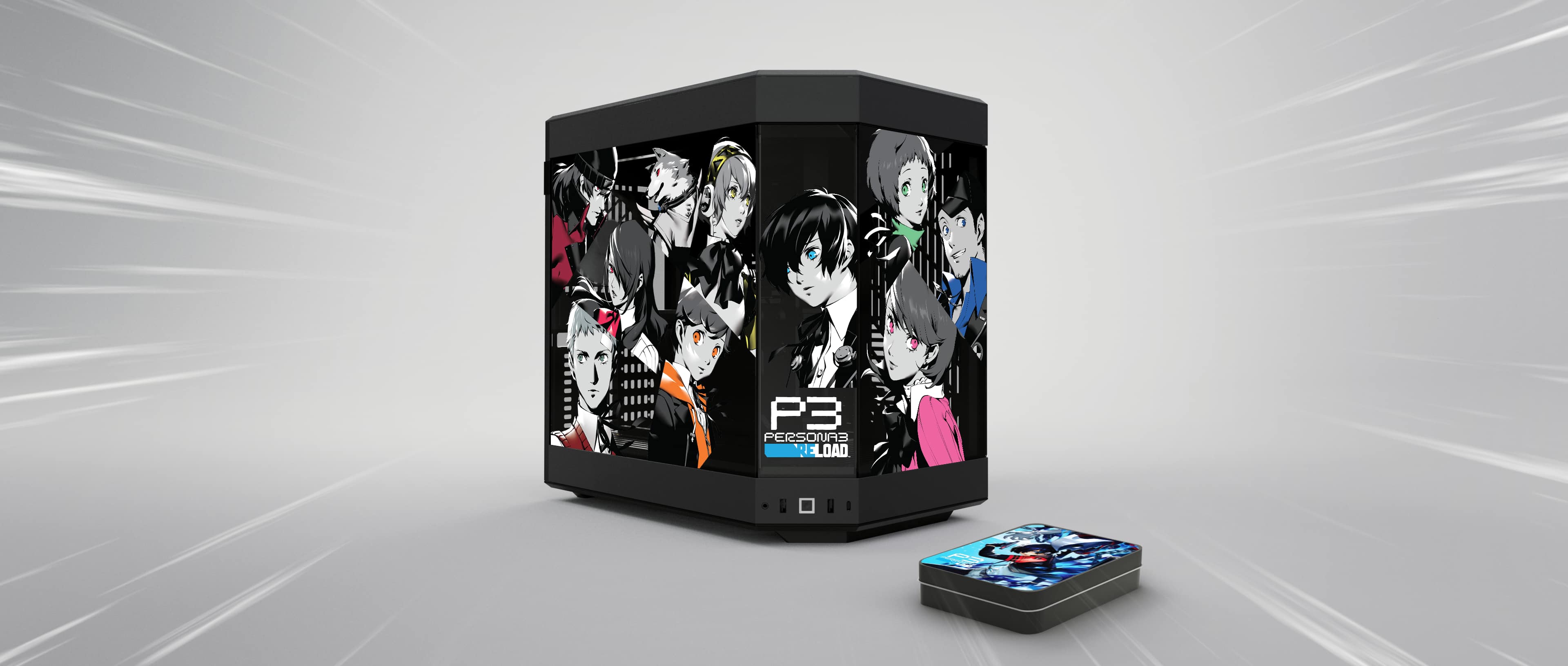 HYTE - Y60 Persona 3 Reload Official Mid-Tower ATX Gaming PC Desktop Case - Black product image