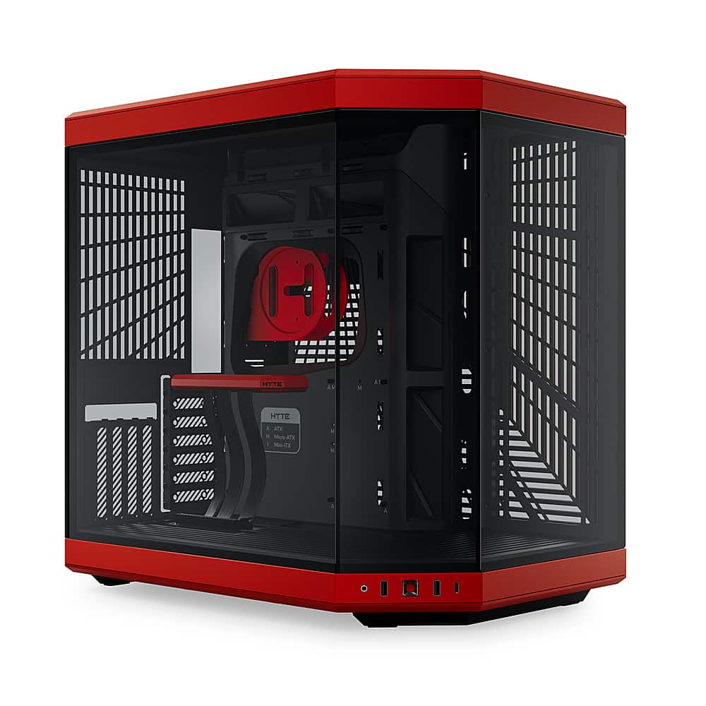 HYTE - Y70 ATX Mid-Tower PC Case - Black/Red product image