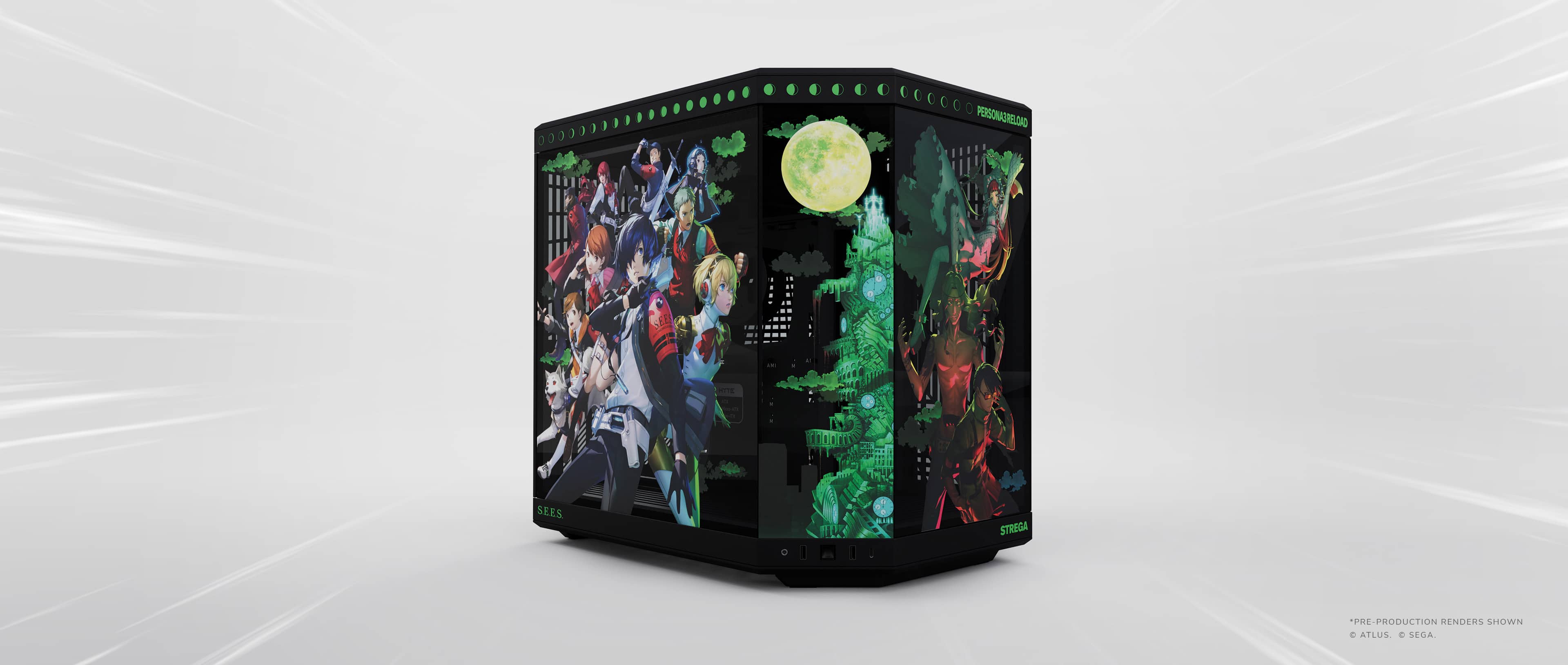 HYTE - Y70 Persona 3 Reload Dual Chamber ATX Mid Tower Modern Aesthetic Case - Black product image