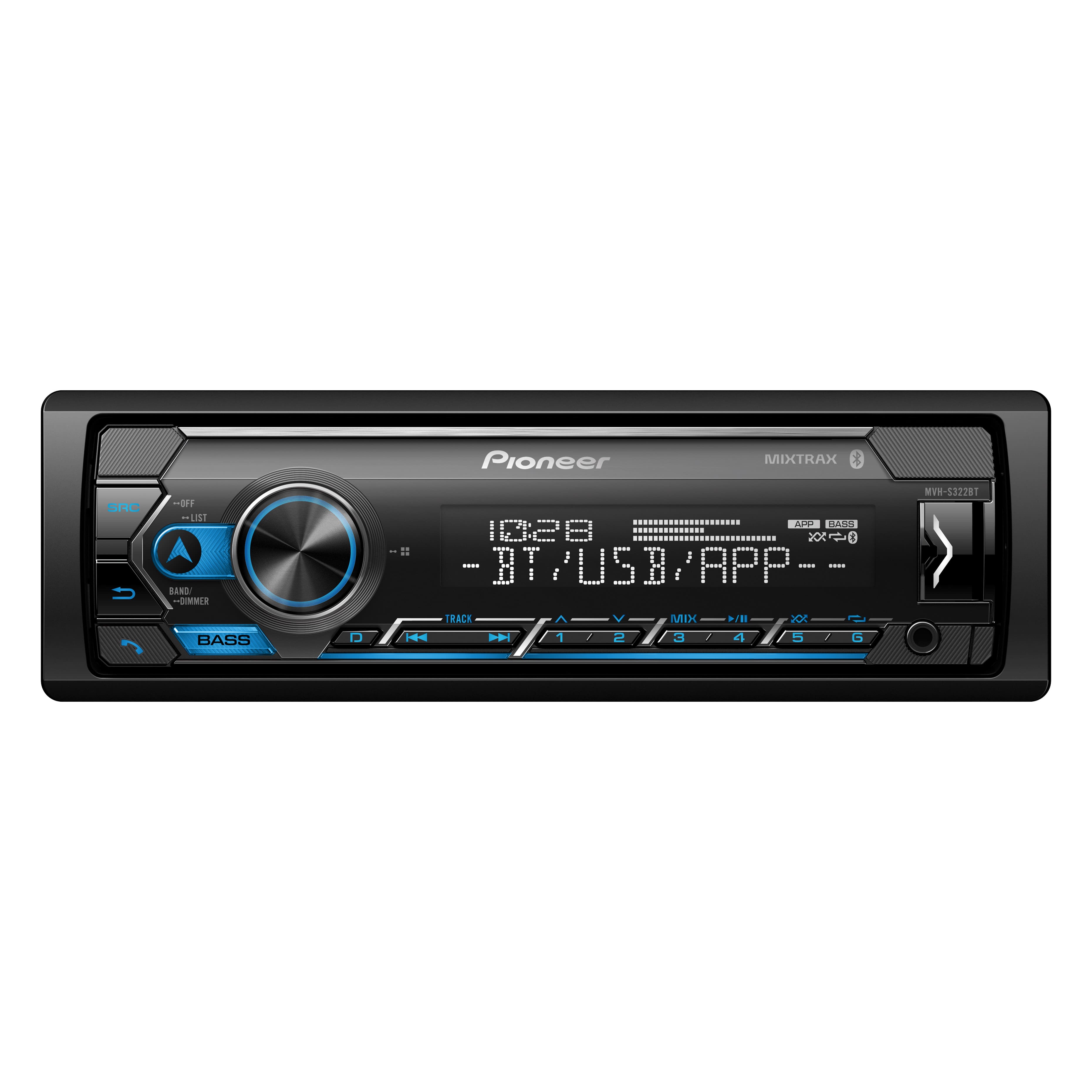 In-dash Bluetooth® Audio Digital Media (ADM) Receiver with Alexa Built-in via Pioneer Smart Sync app - Black product image