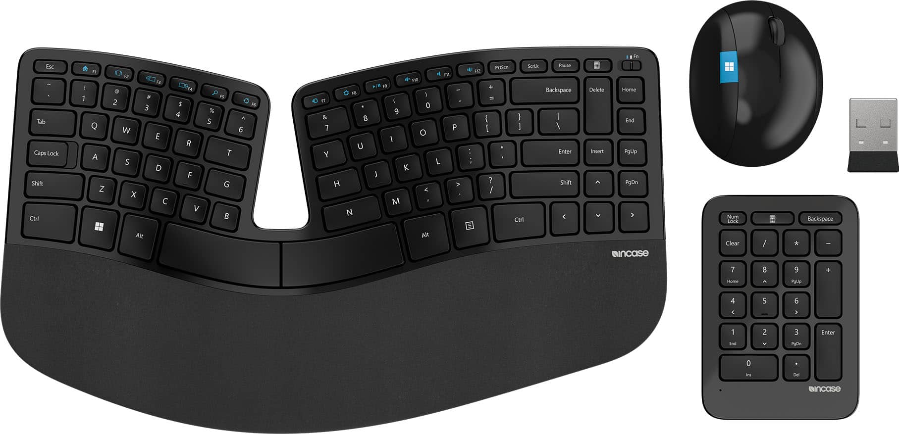 Incase - Sculpt Ergonomic Desktop EN Layout Designed by Microsoft - Black product image