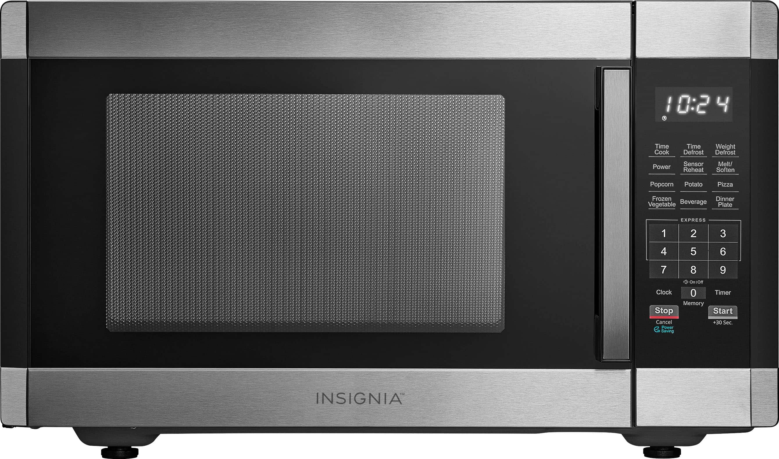 Insignia™ - 1.6 Cu. Ft. Countertop Microwave with Sensor Cooking and Inverter Technology - Stainless Steel product image