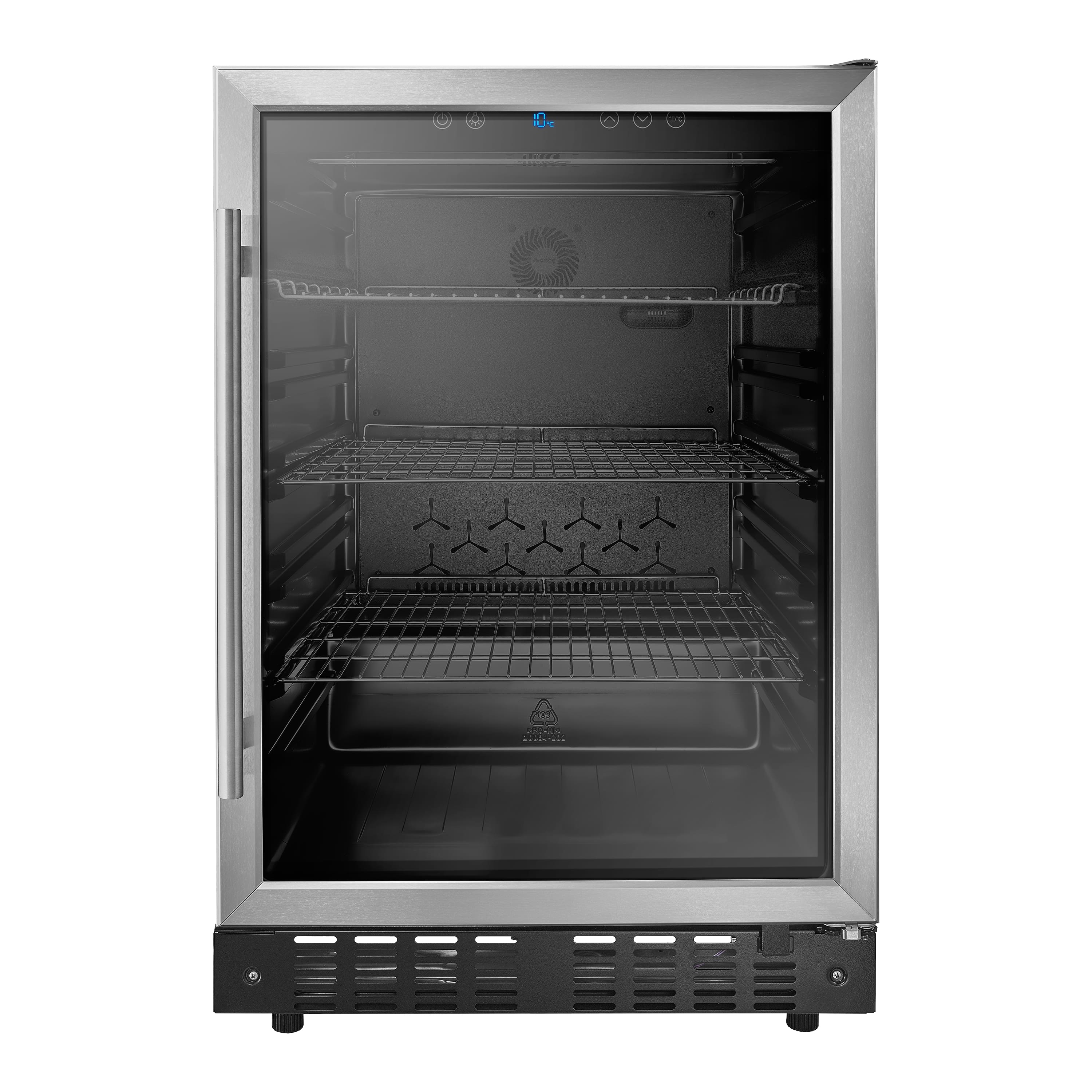 Insignia™ - 165-Can Built-In Beverage Cooler - Stainless Steel product image