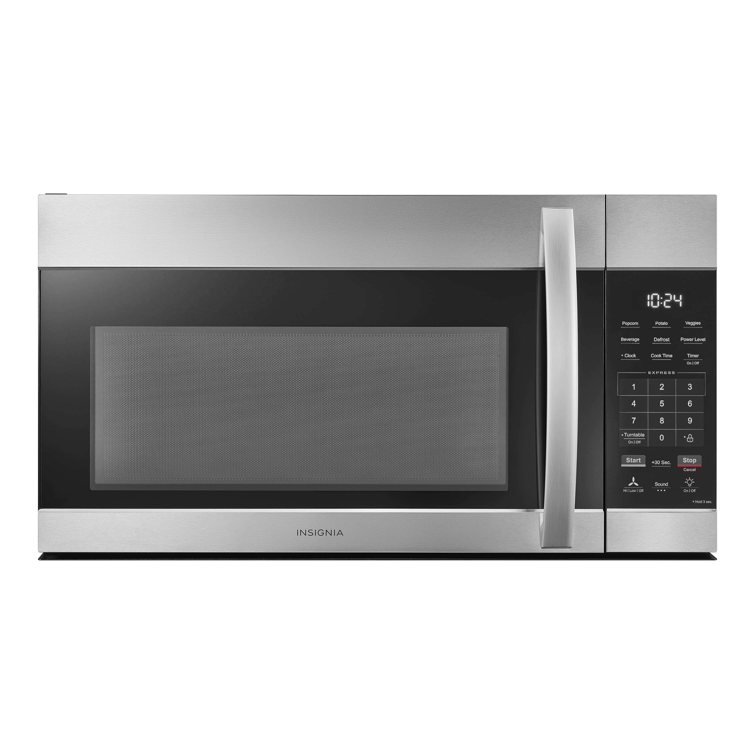 Insignia™ - 1.7 Cu. Ft. Over-the-Range Microwave with 2-Stage Cooking - Stainless Steel product image