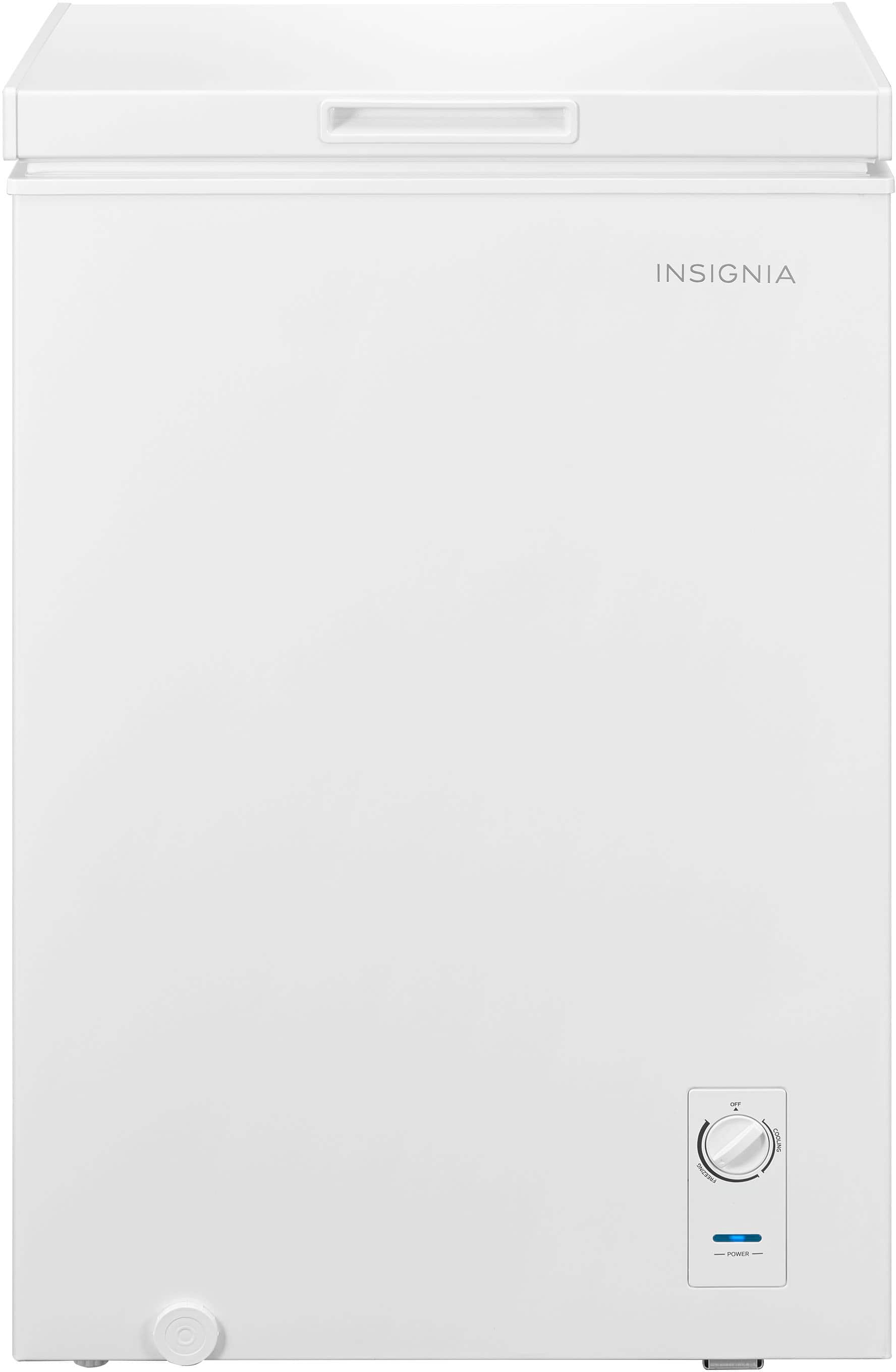 Insignia™ - 3.5 Cu. Ft. Garage-Ready Chest Freezer - White product image