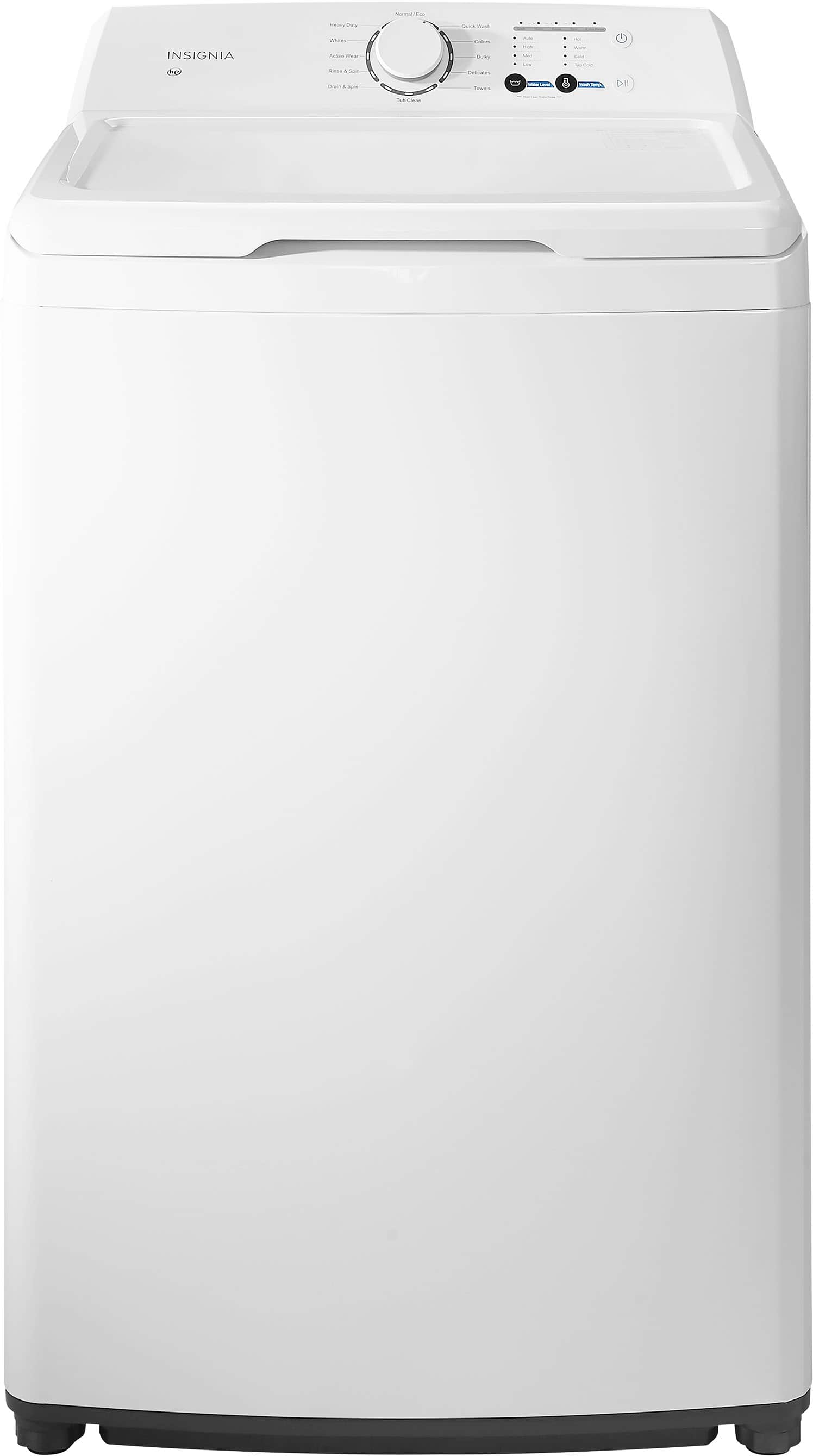 Insignia™ - 3.7 Cu. Ft. High Efficiency 12-Cycle Top-Loading Washer - White product image