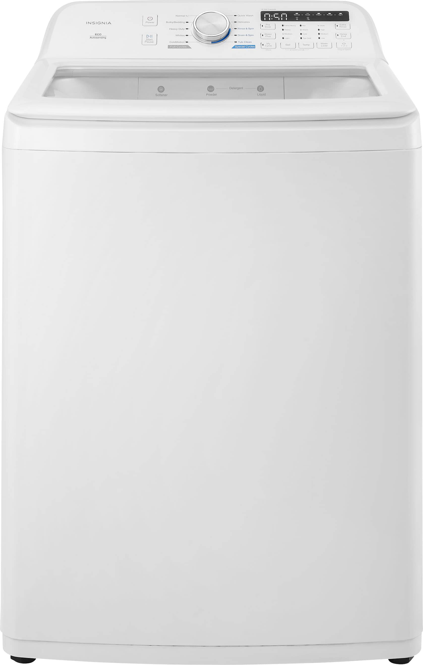 Insignia™ - 4.1 Cu. Ft. Top Load Washer with ColdMotion Technology - White product image