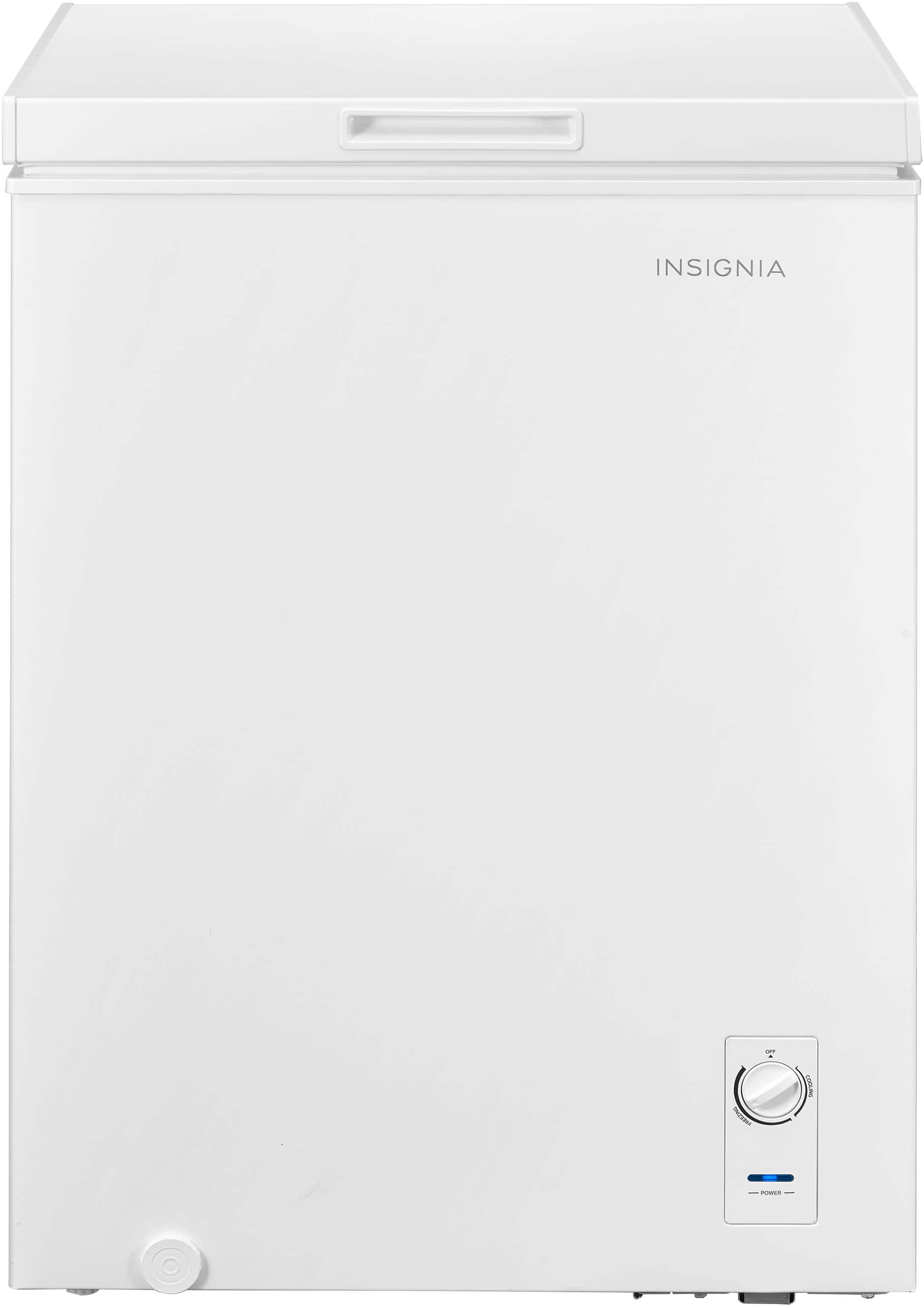 Insignia™ - 5 Cu. Ft. Garage-Ready Chest Freezer - White product image