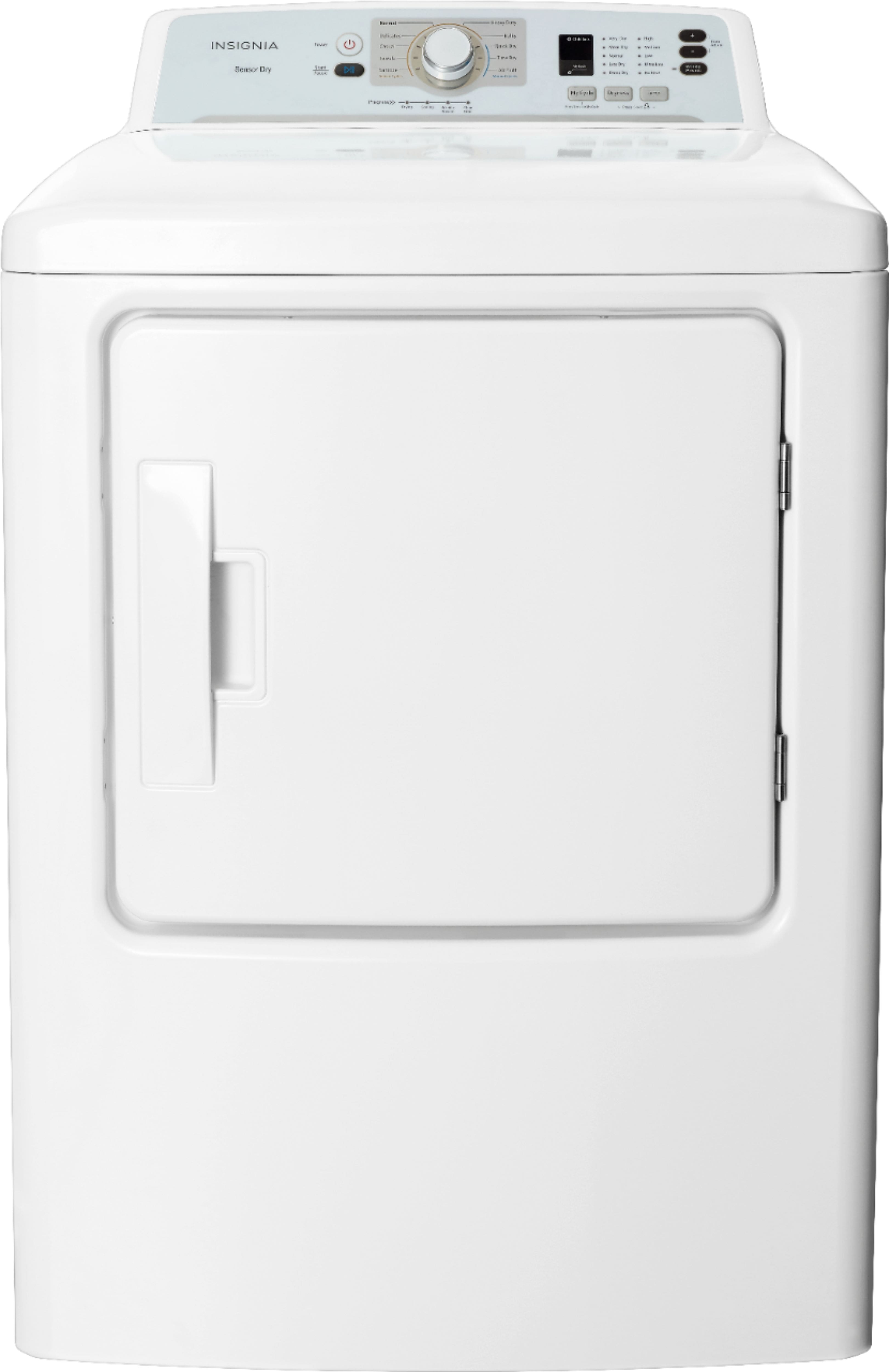 Insignia™ - 6.7 Cu. Ft. Gas Dryer with Sensor Dry and My Cycle Memory - White product image