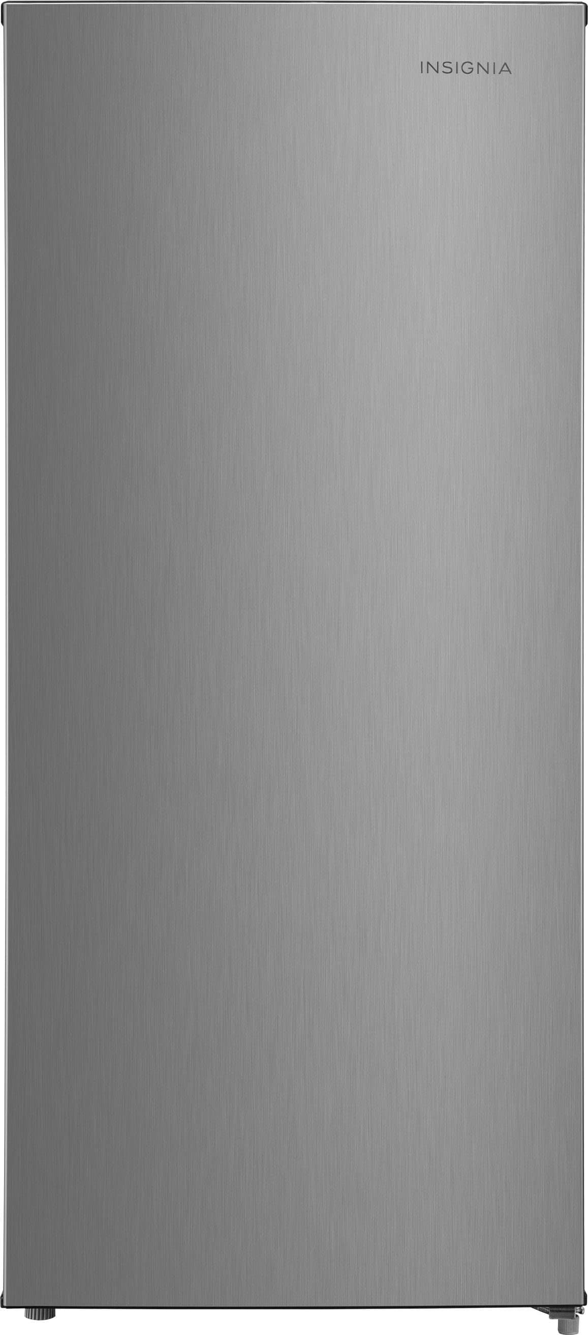 Insignia™ - 7.1 Cu. Ft. Garage Ready Upright Convertible Freezer - Stainless Steel Look product image
