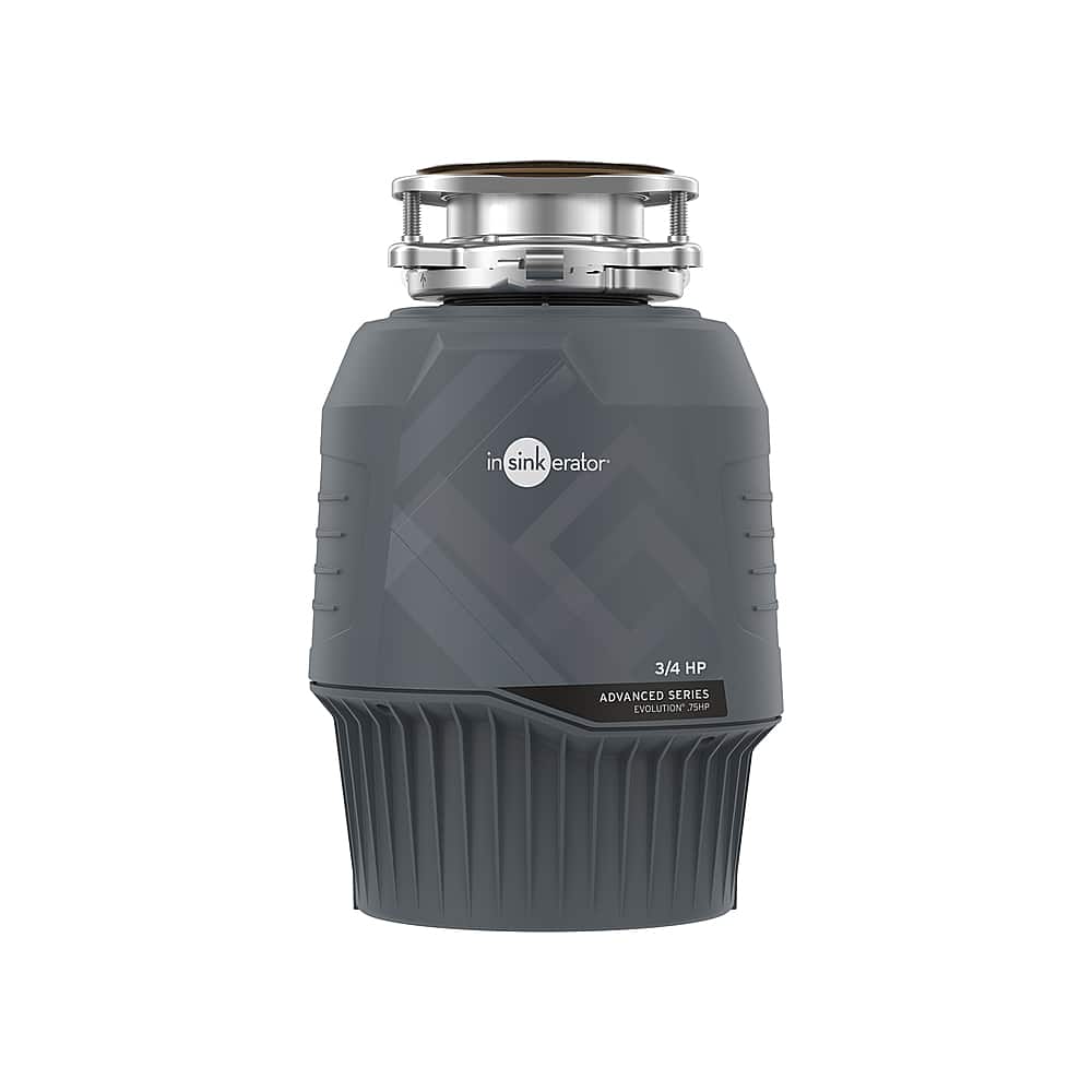 InSinkerator - Evolution Series 3/4 HP Continuous Feed Garbage Disposer with Power Cord - Gray product image