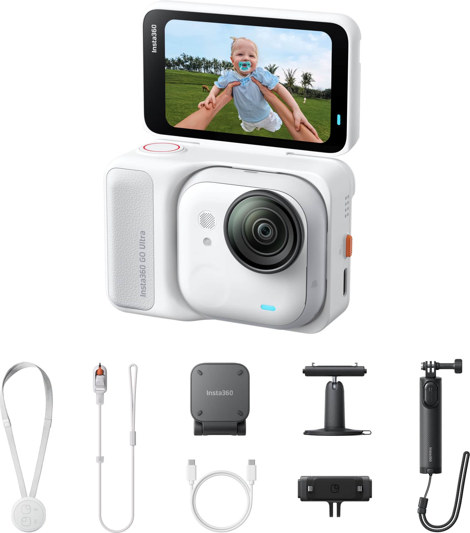 Insta360 - GO Ultra Action Camera Creator Bundle - White product image