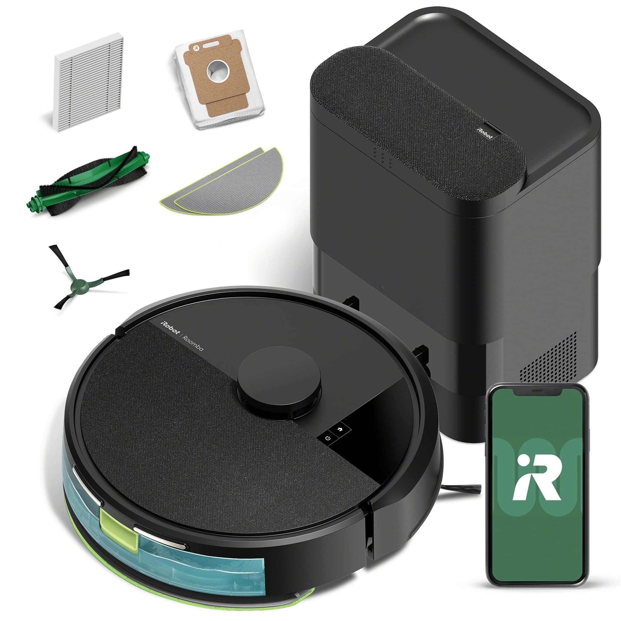iRobot - Roomba 105 Combo Vacuum & Mop + AutoEmpty Dock - Self-Empties 75 Days, Intense Power-Lifting Suction, LiDAR Navigat…