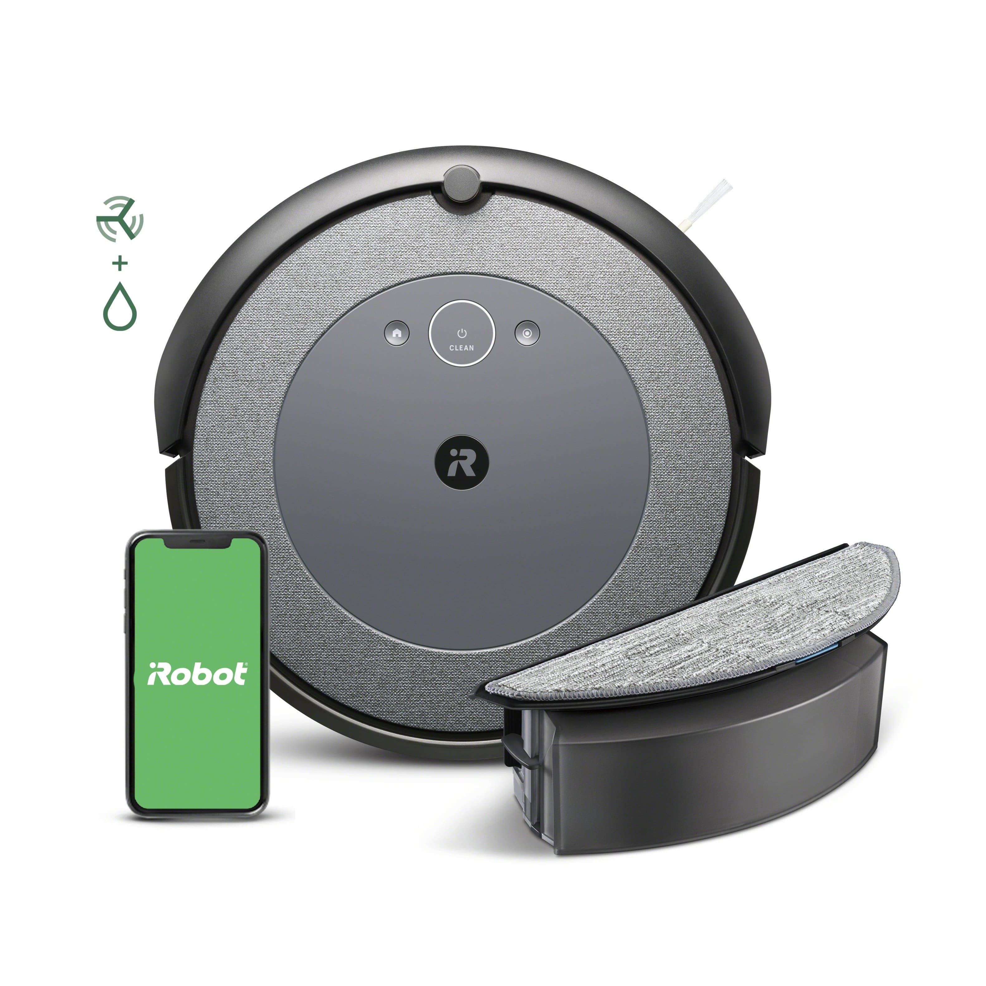 iRobot - Roomba Combo i5 Robot Vacuum and Mop - Woven Neutral product image