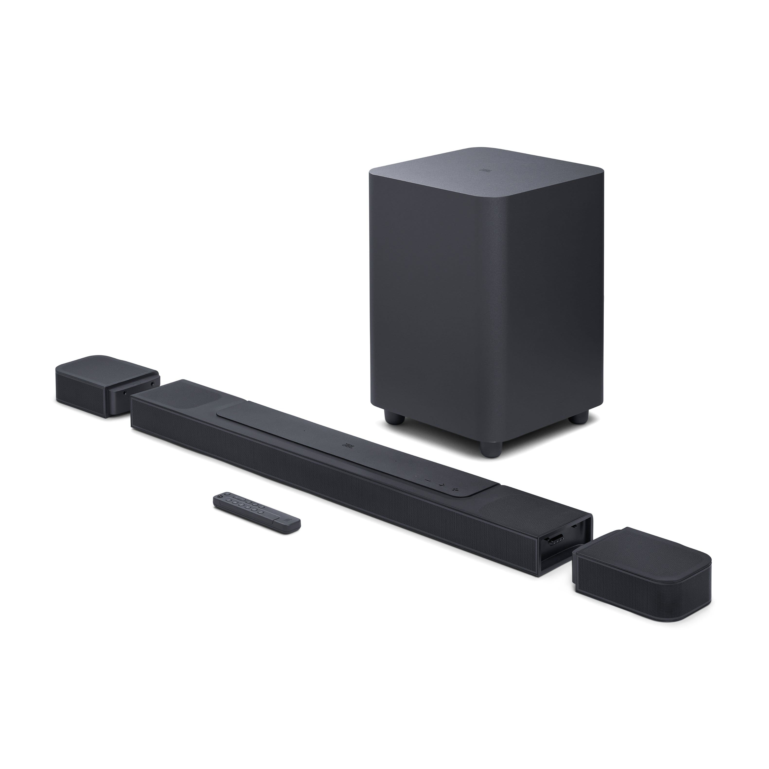 JBL - BAR 1000 7.1.4-channel soundbar with detachable surround speakers, MultiBeam, Dolby Atmos, and DTS:X - Black product i…