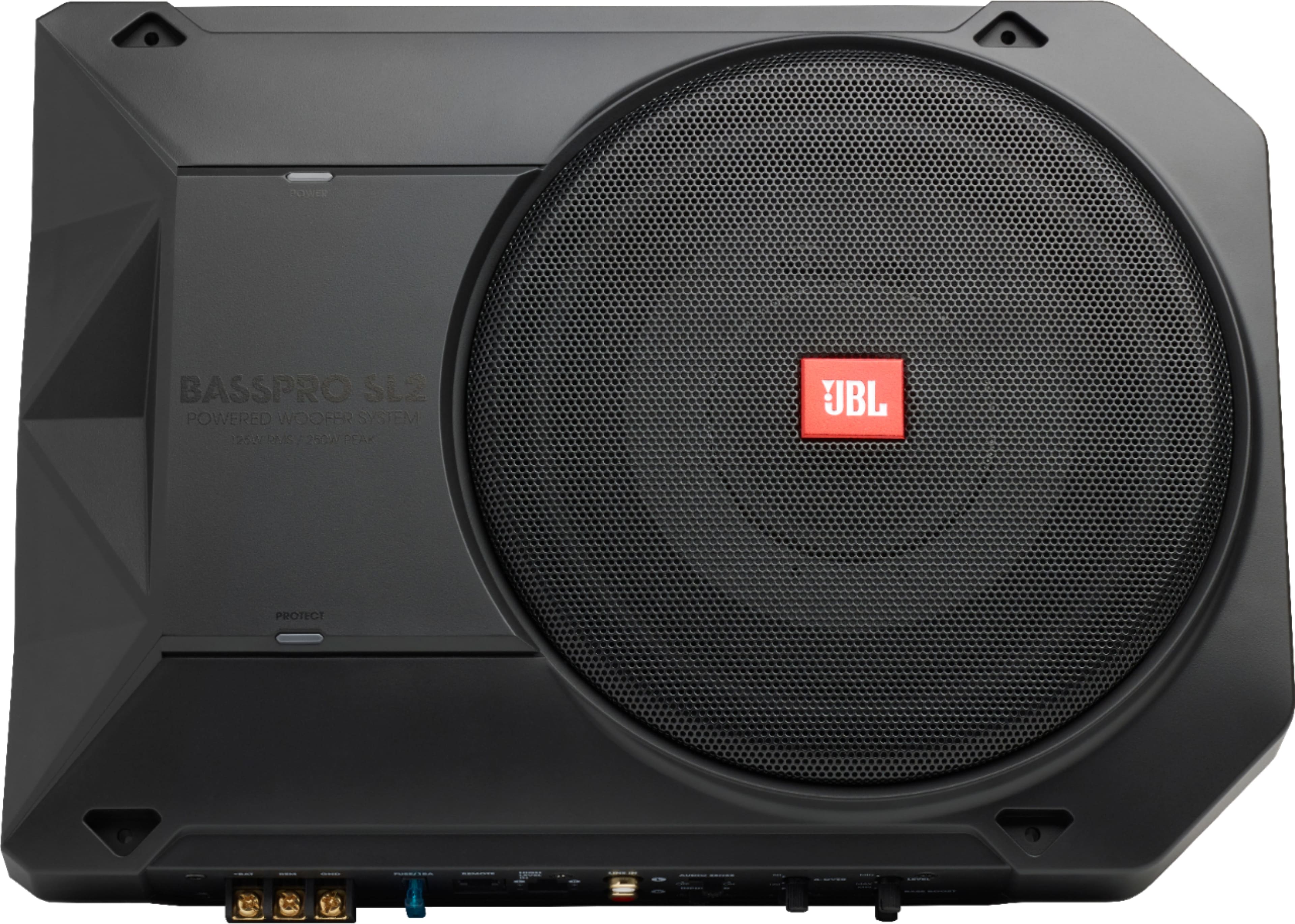JBL - BASSPRO 8" Single-Voice-Coil Loaded Subwoofer Enclosure with Integrated Amp - Black product image