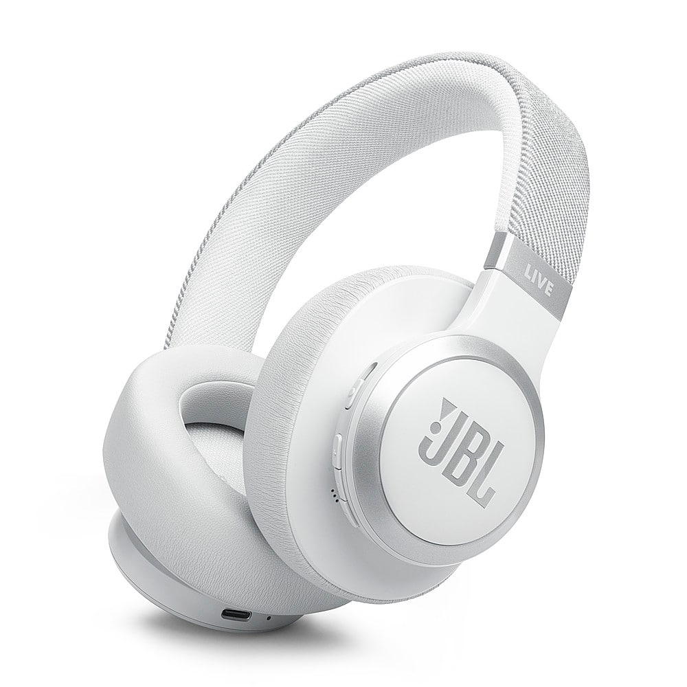 JBL - Live 770NC Wireless Over-Ear Headphones with True Adaptive Noise Cancelling - 2024 - Black product image
