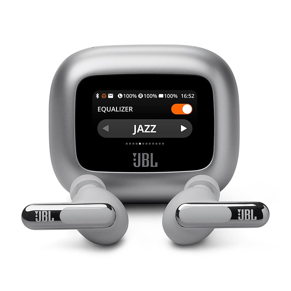 JBL - Live Beam 3 True Wireless Noise Cancelling Earbuds - 2024 - Silver product image