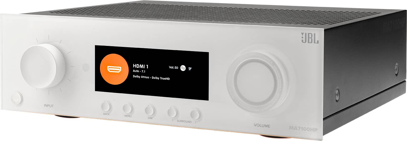 JBL - MA7100HP 7.2ch. 8K High Performance AV Home Theater Receiver - White product image