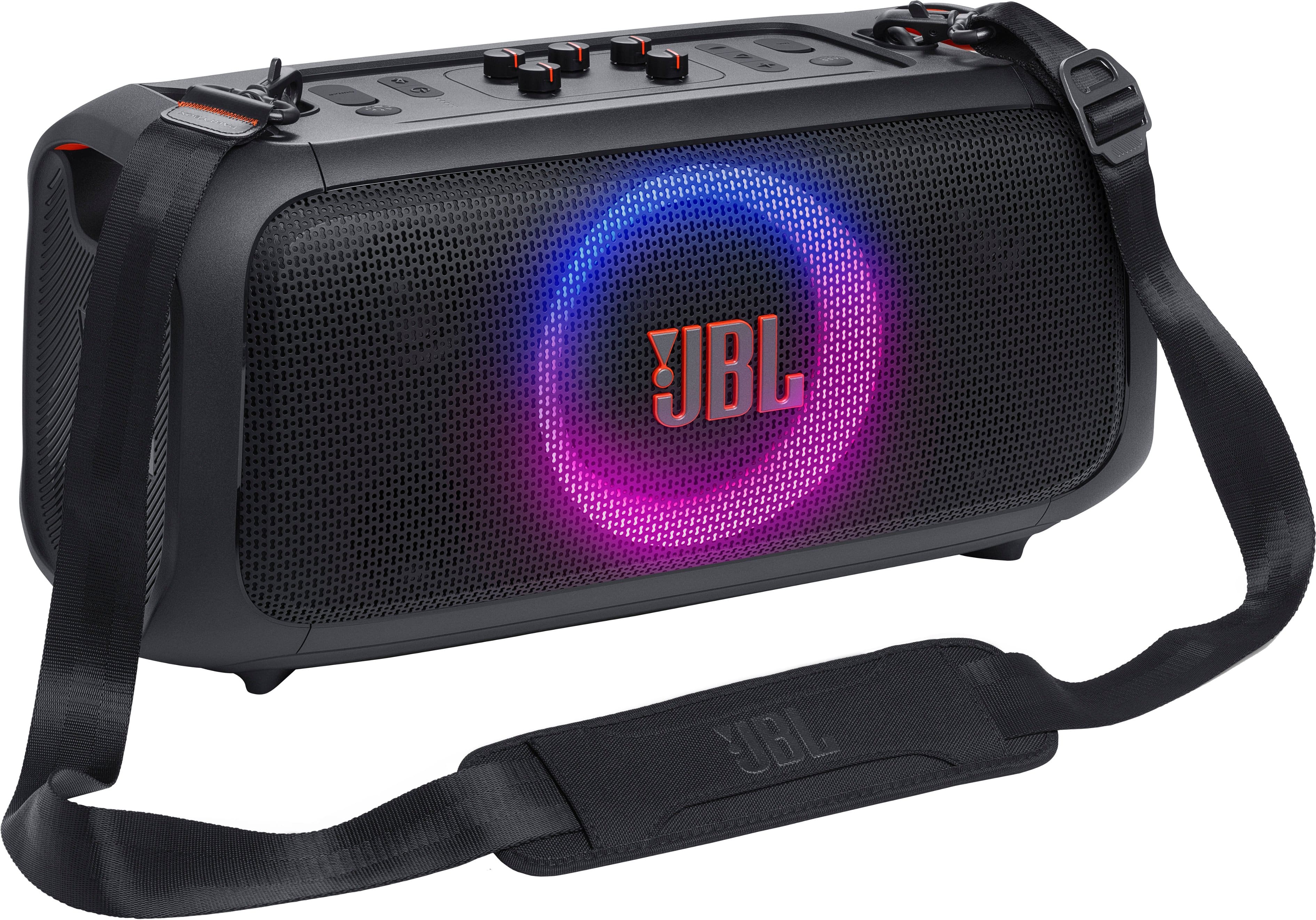JBL - PartyBox On-The-Go Essential Portable Wireless Party Speaker with Wireless Microphone - 2024 - Black product image